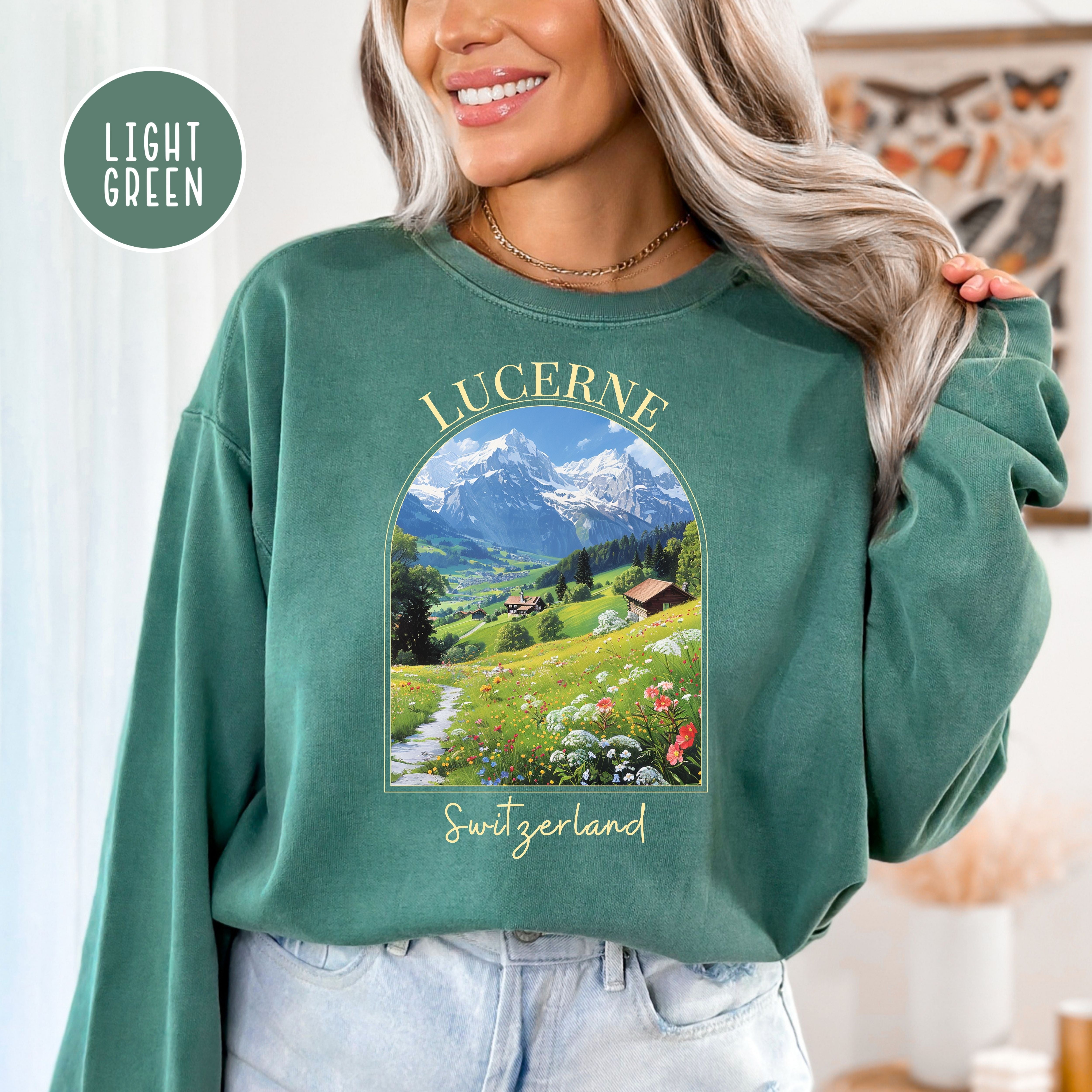 Lucerne Switzerland Comfort Colors® Sweatshirt