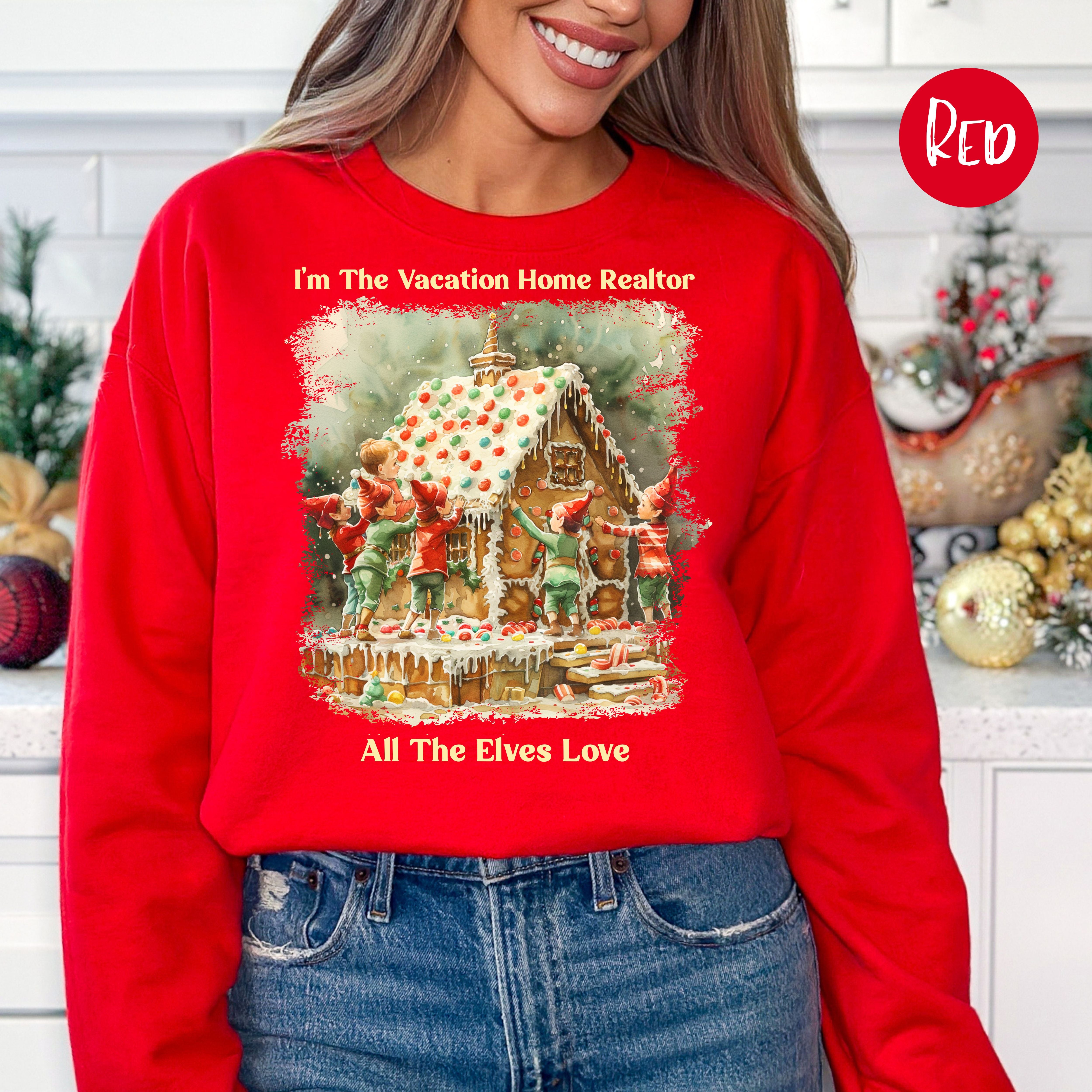 Vacation Home Realtor Unisex Christmas Sweatshirt