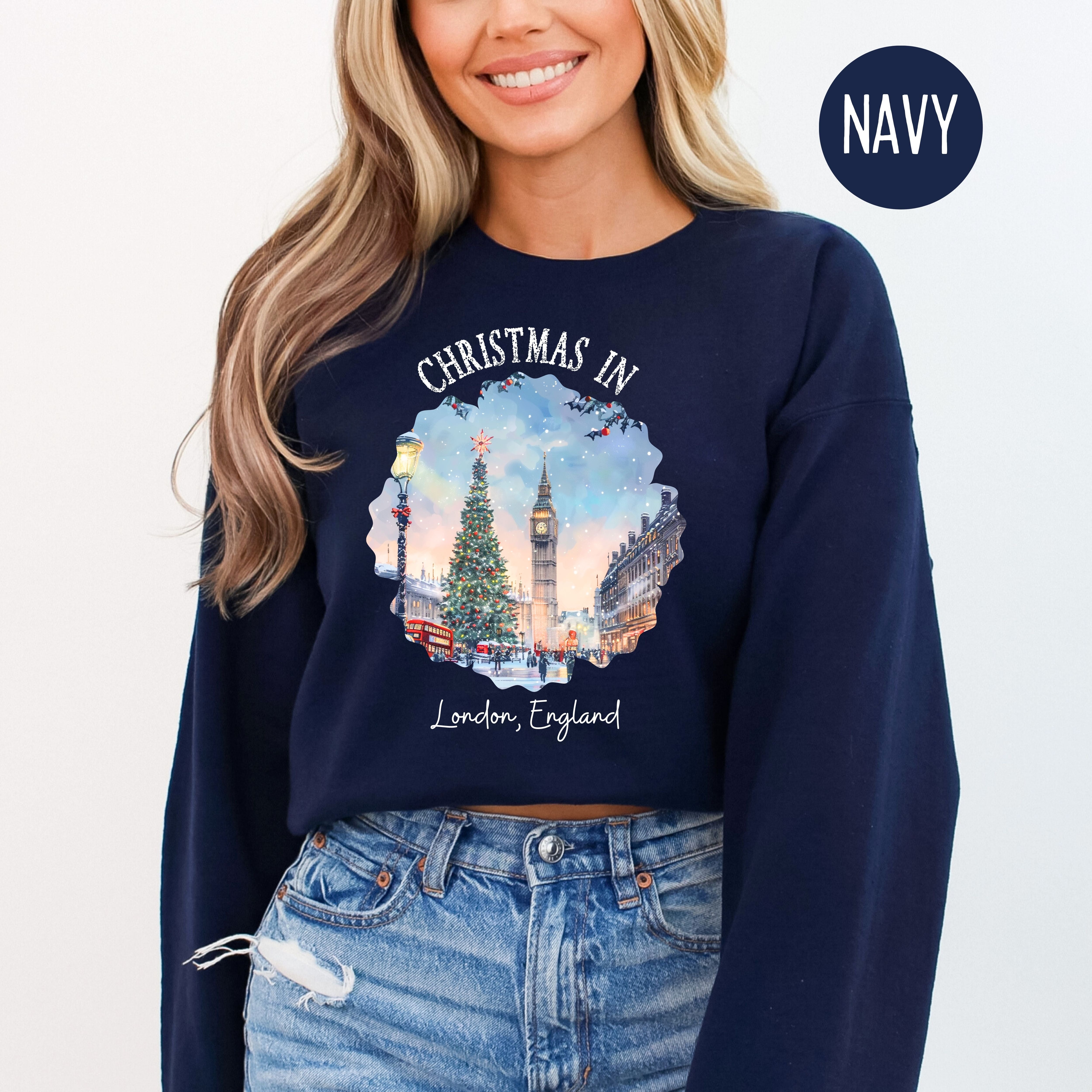 Christmas in London Unisex Sweatshirt