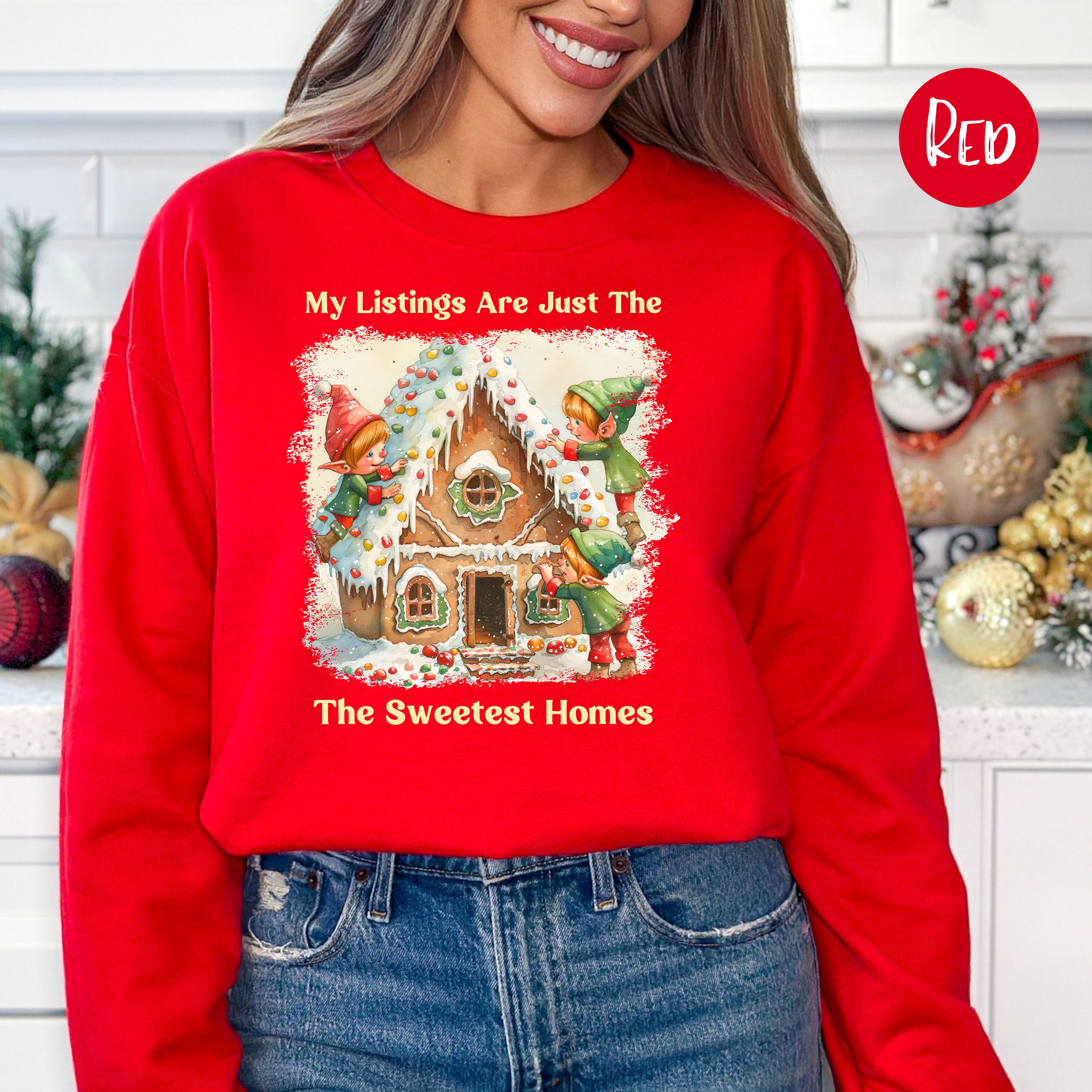 Funny Real Estate Agent Unisex Christmas Sweatshirt