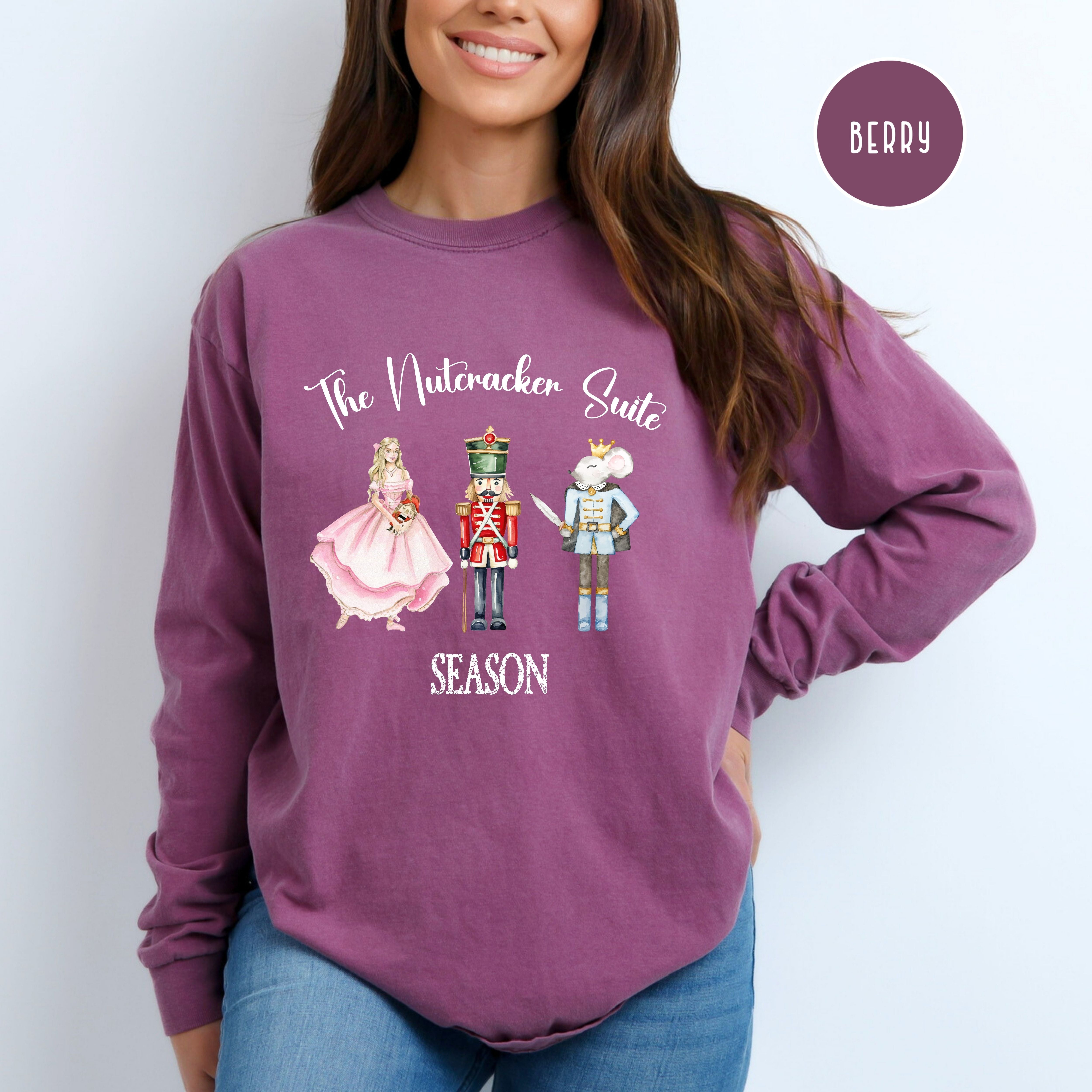 Nutcracker Suite Season Ballet Gift Comfort Colors® Long Sleeve Tee