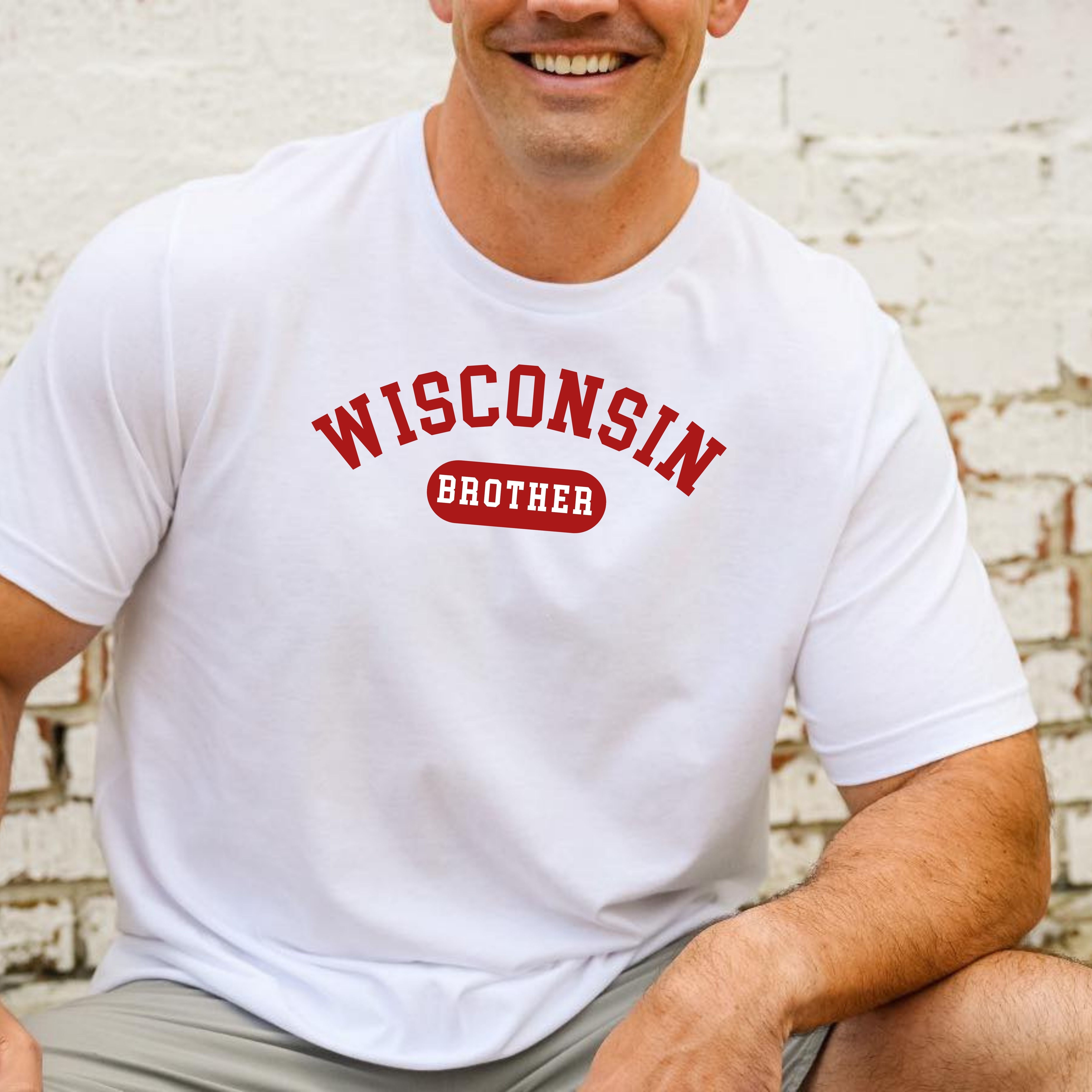 Wisconsin Brother Soft-Style Gildan Crewneck Tee