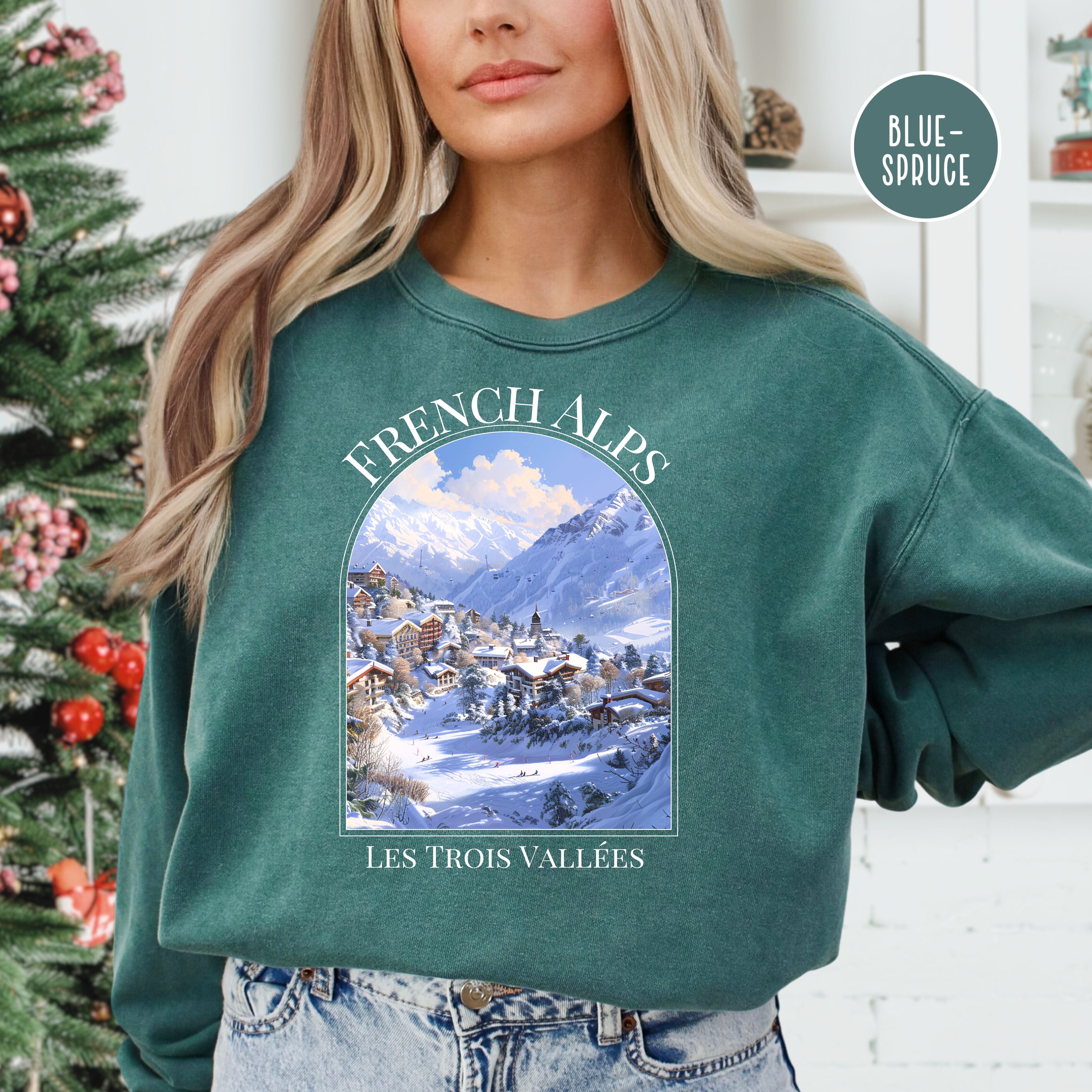 French Alps Vacation Comfort Colors® Sweatshirt