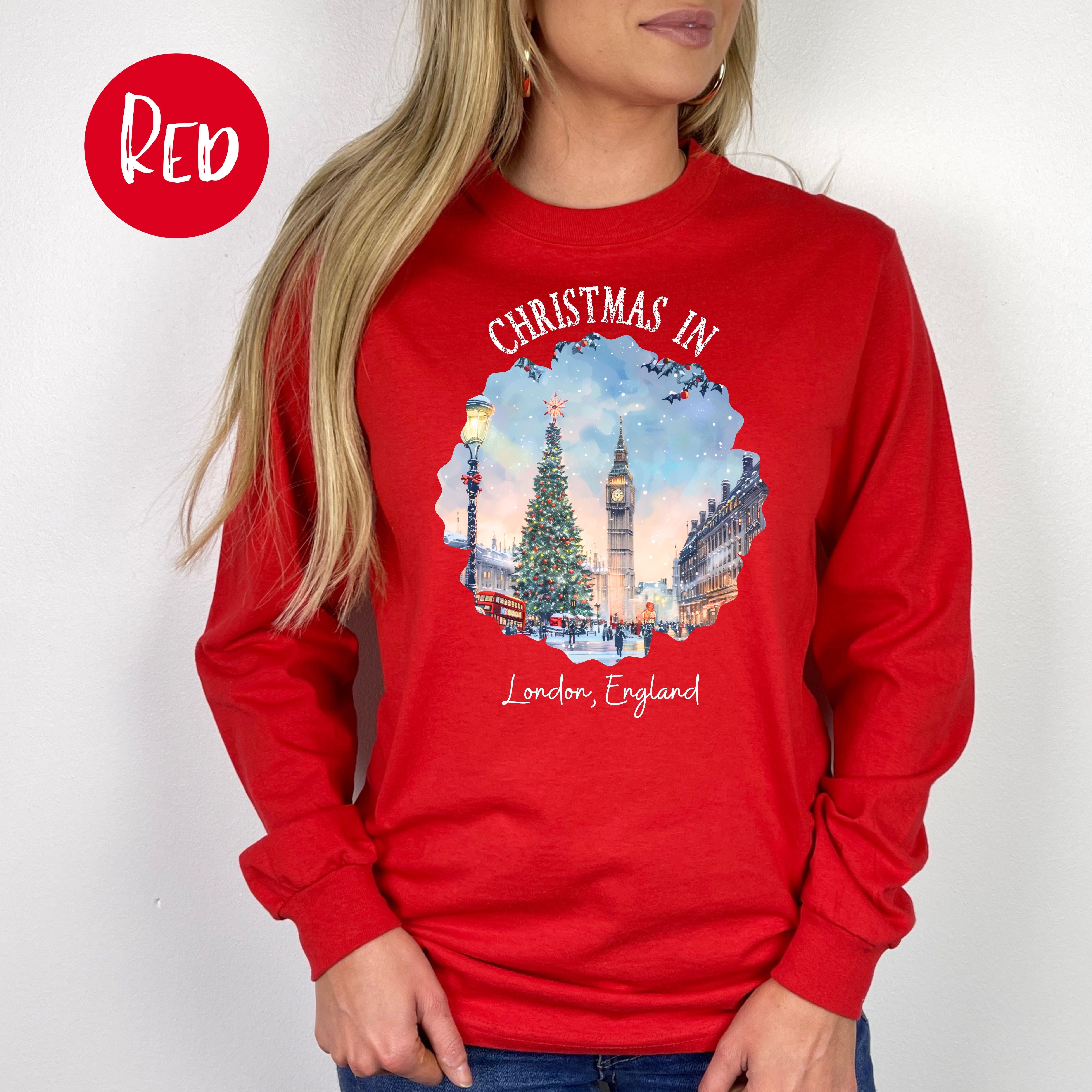 Christmas in London Long Sleeve Tee