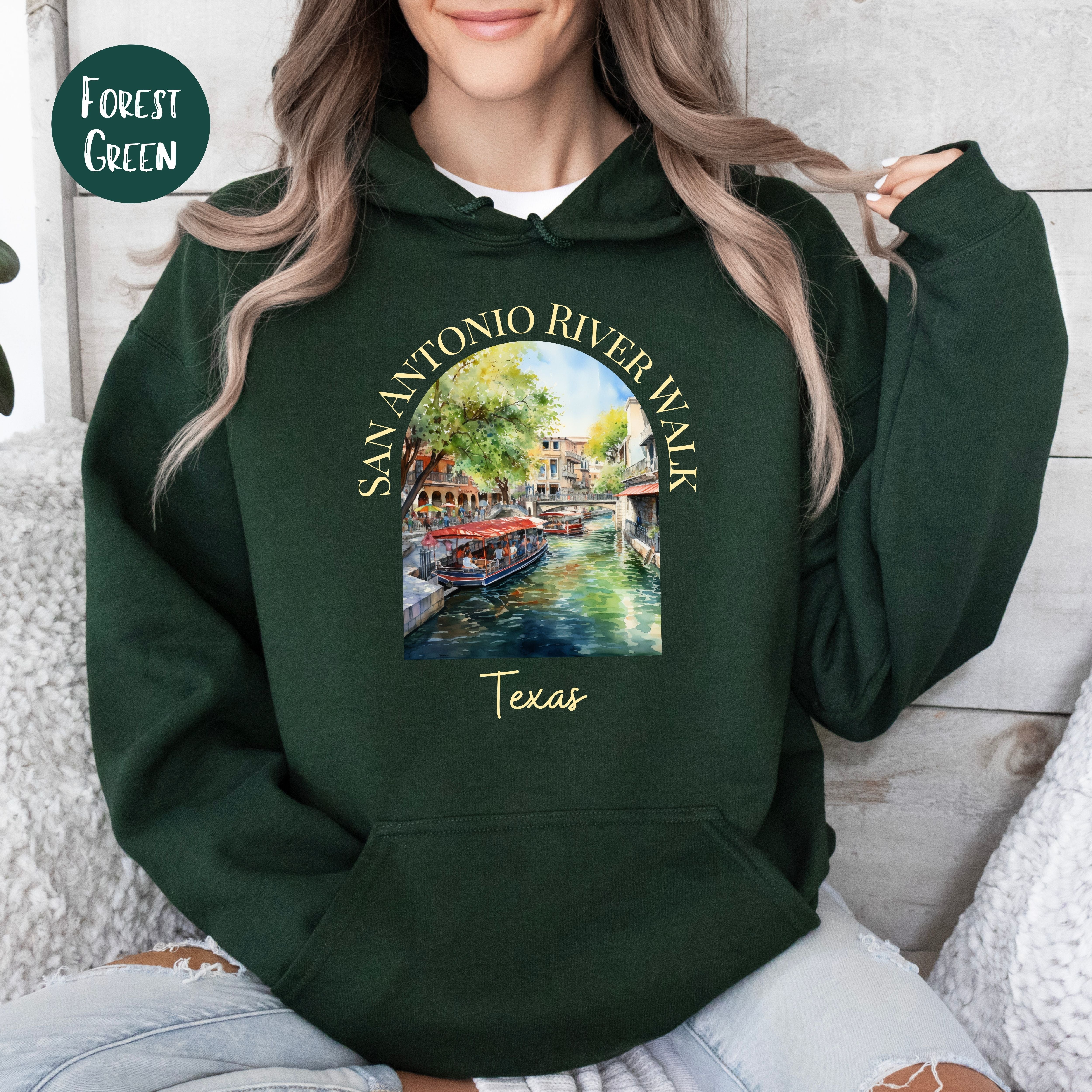 San Antonio Texas River Walk Pullover Hoodie