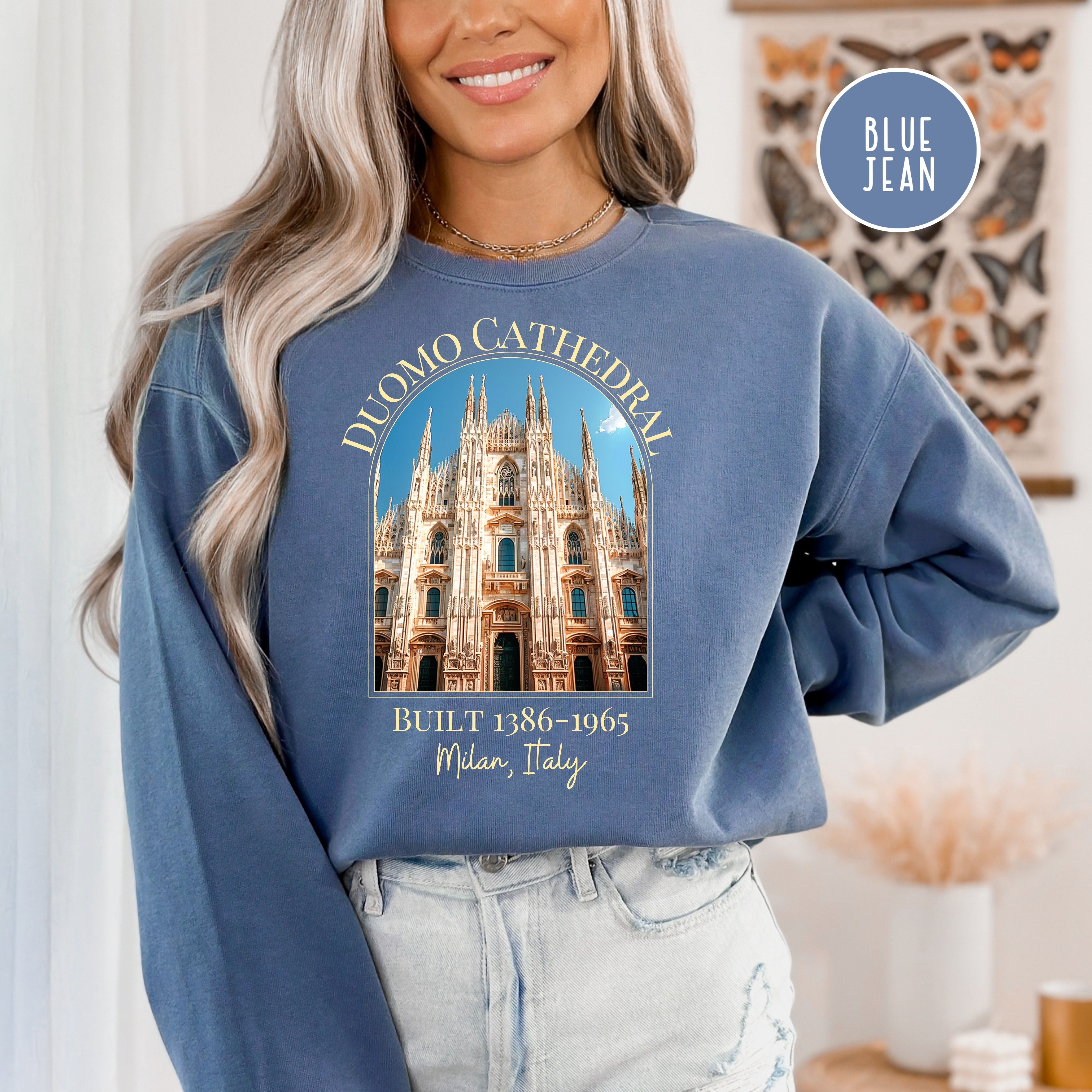 Duomo Cathedral Milan Italy Comfort Colors® Sweatshirt