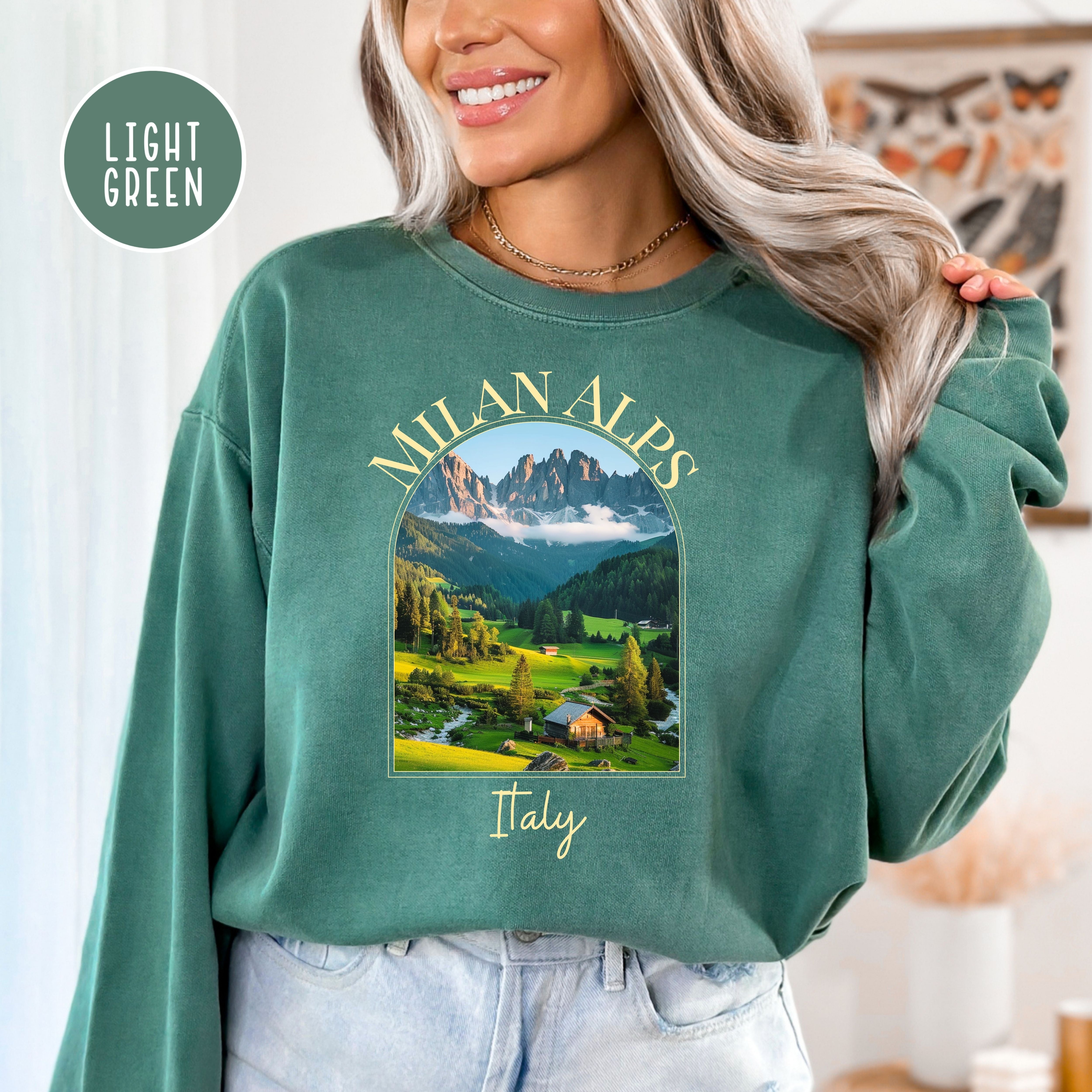 Milan Alps Italy Comfort Colors® Sweatshirt