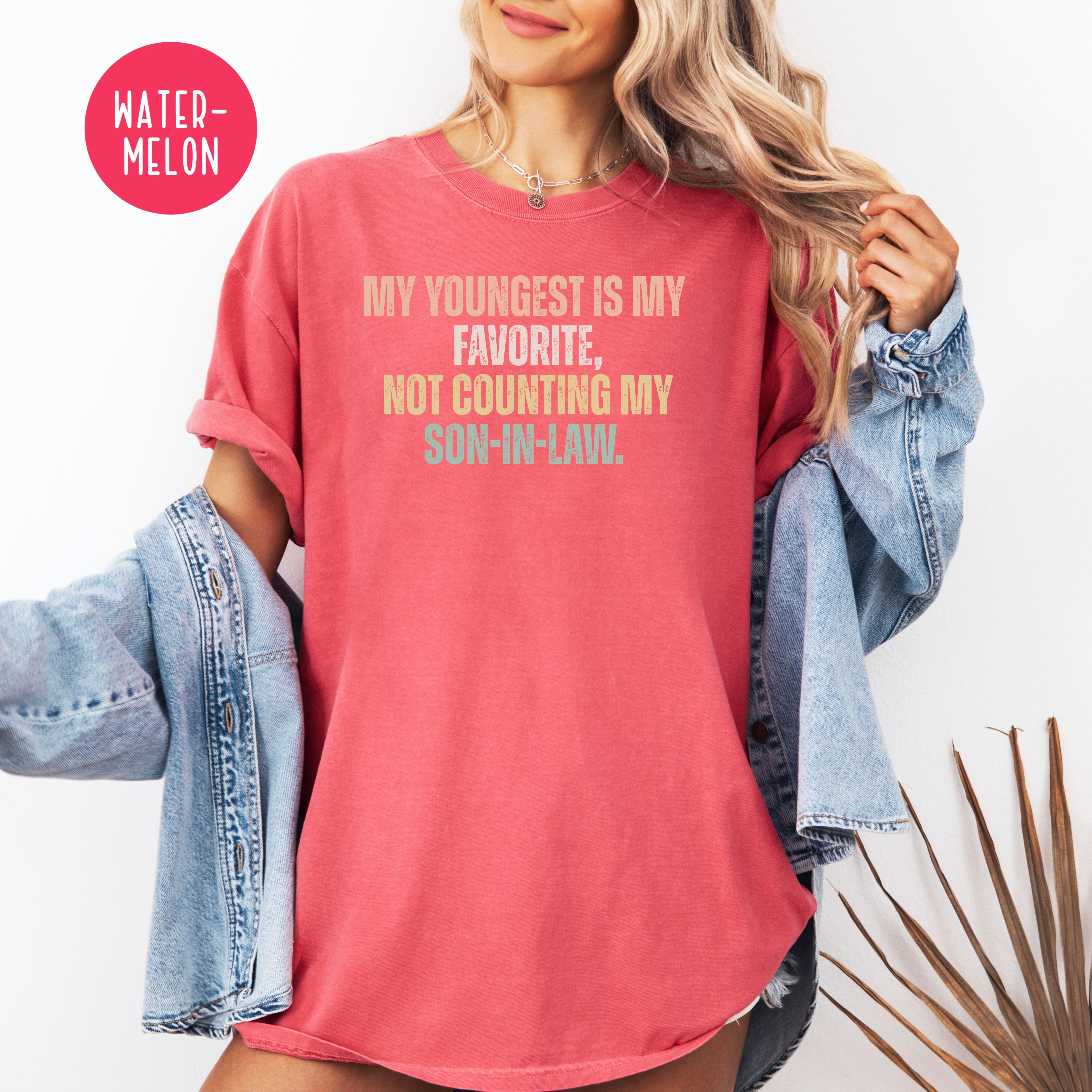 Son-In-Law Comfort Colors T-Shirt, Mother's Day Gift, Father's Day Shirt