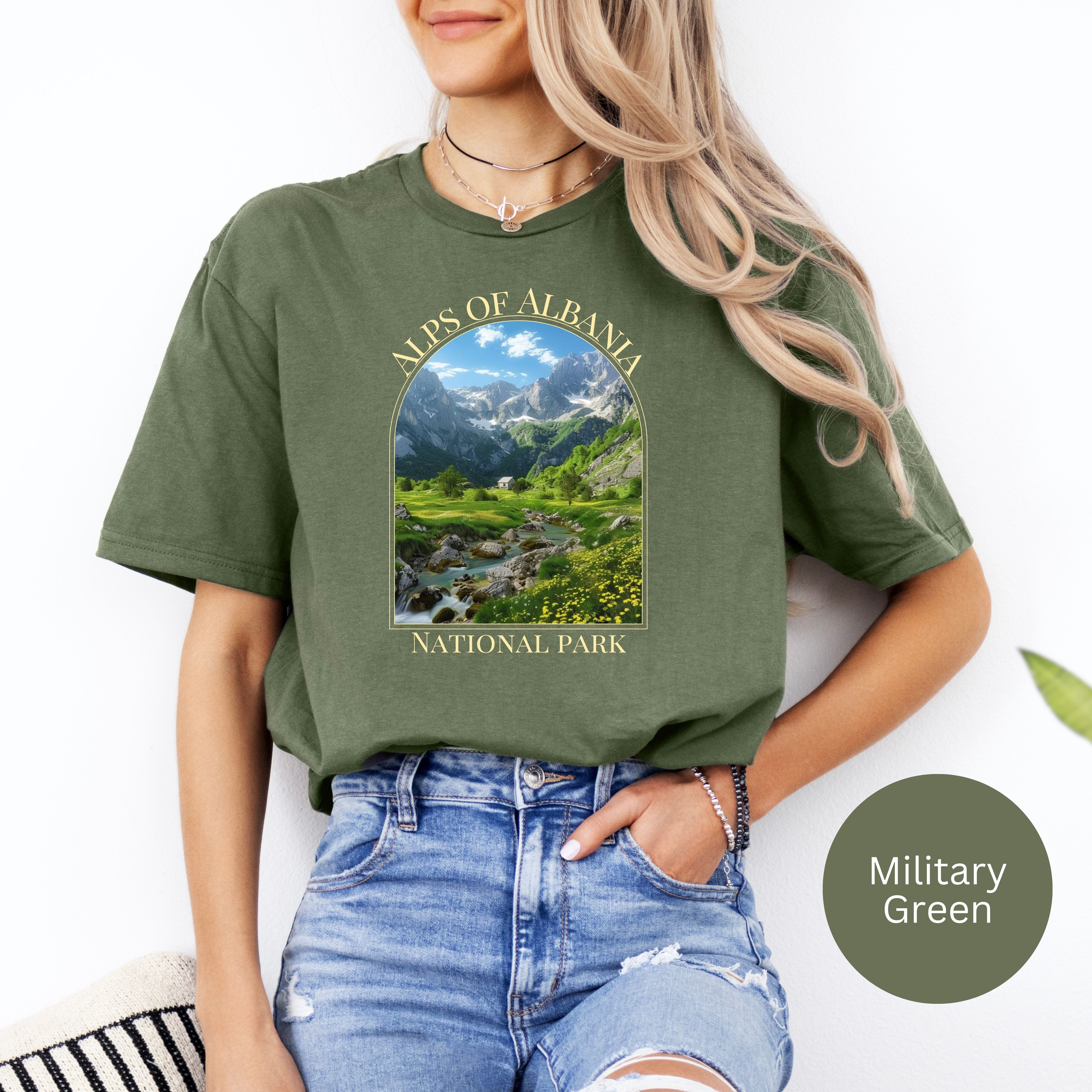 Alps of Albania National Park Gildan Soft-Style Tee