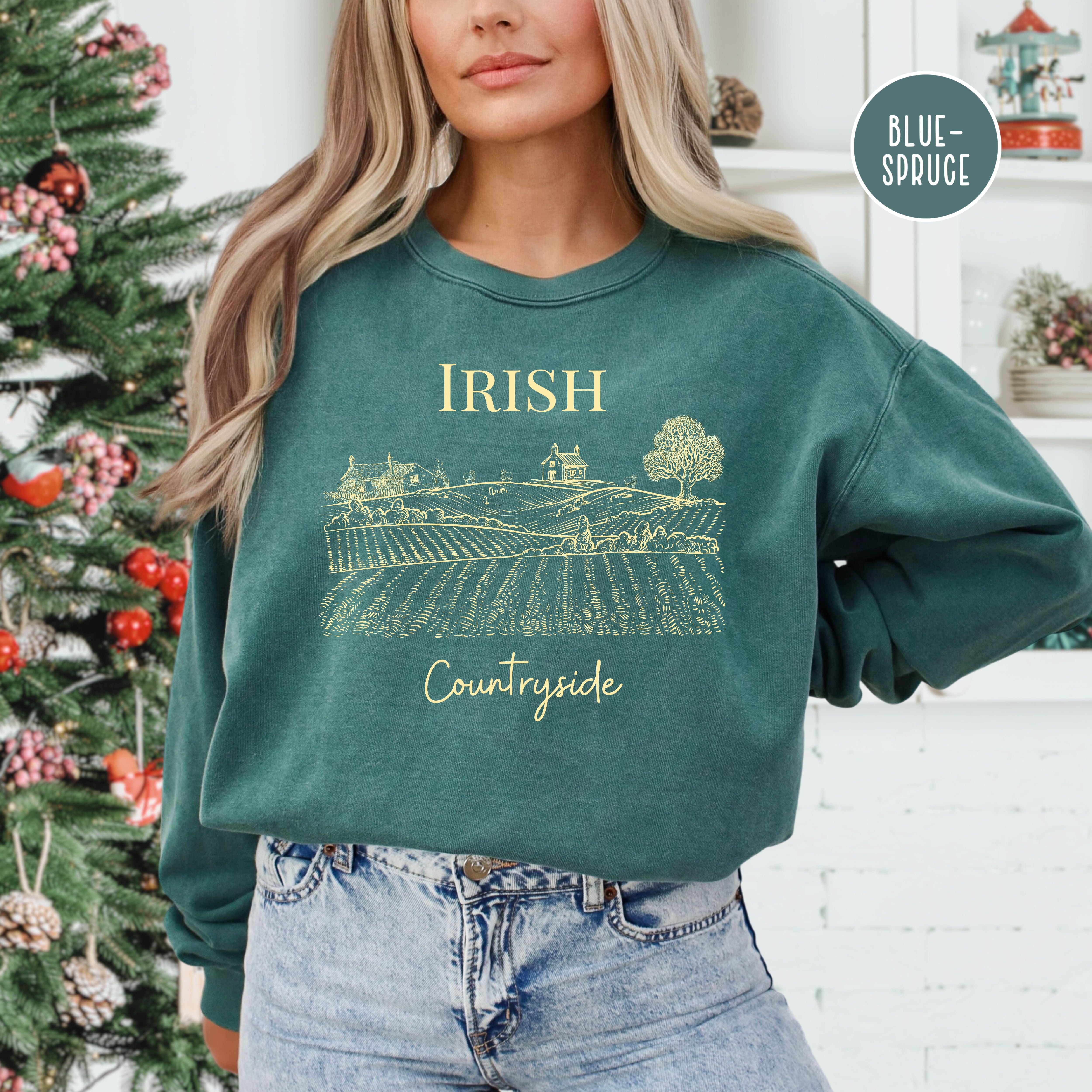 Irish Countryside Comfort Colors® Ireland Sweatshirt