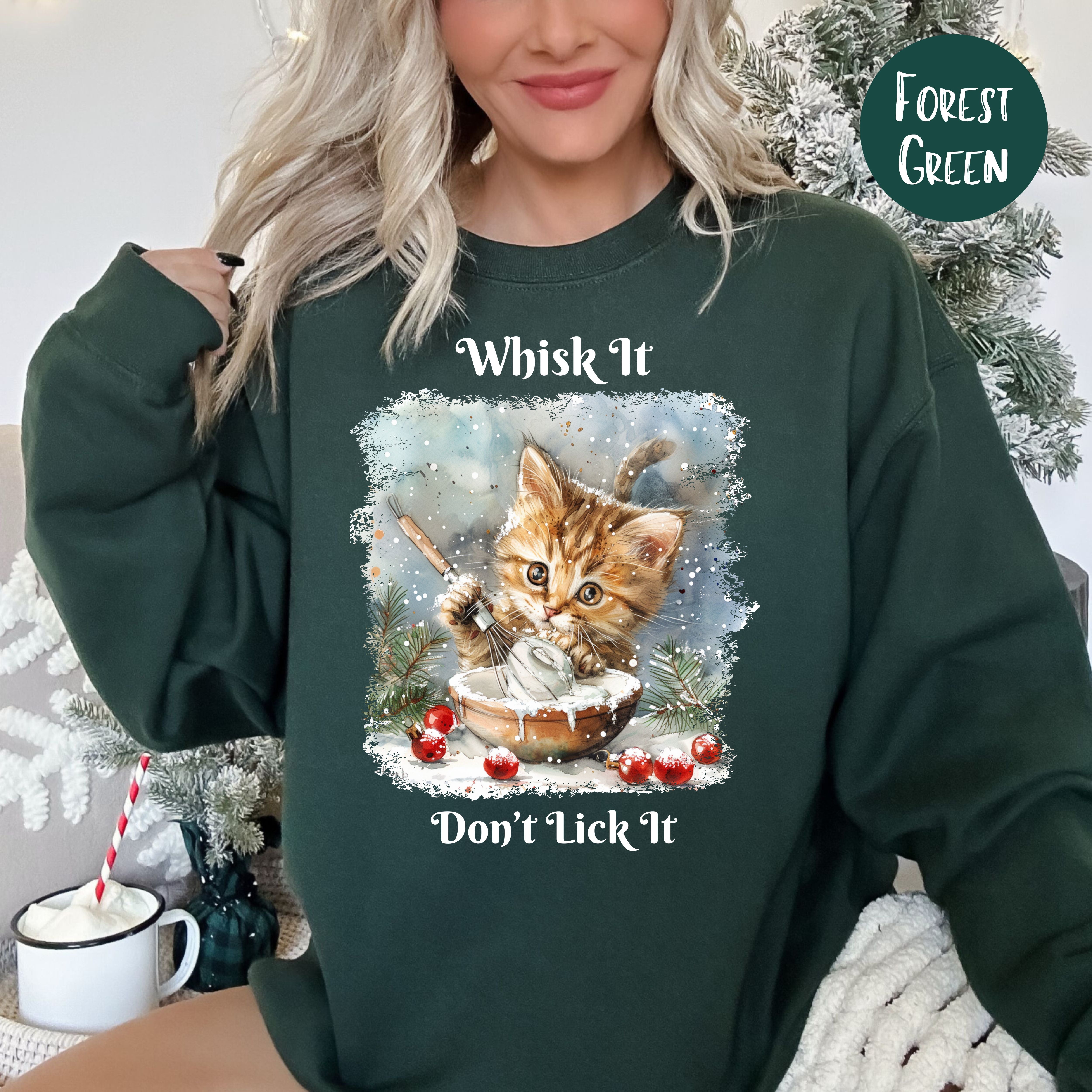 Christmas Season Funny Cat Lover Sweatshirt