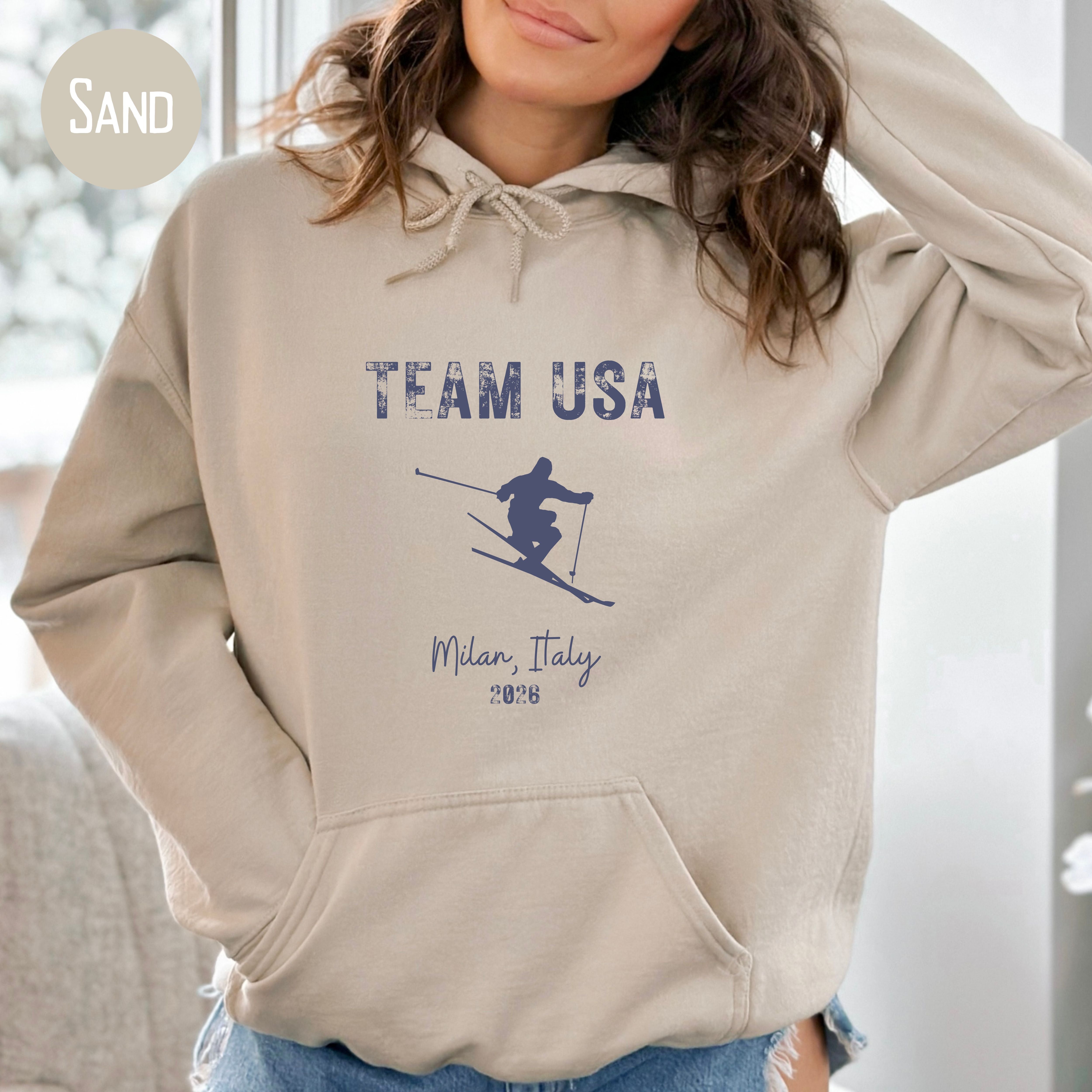 Team USA Alpine Skiing Winter Games Hoodie, USA Ski Team Cortina d'Ampezzo 2026 Winter Games