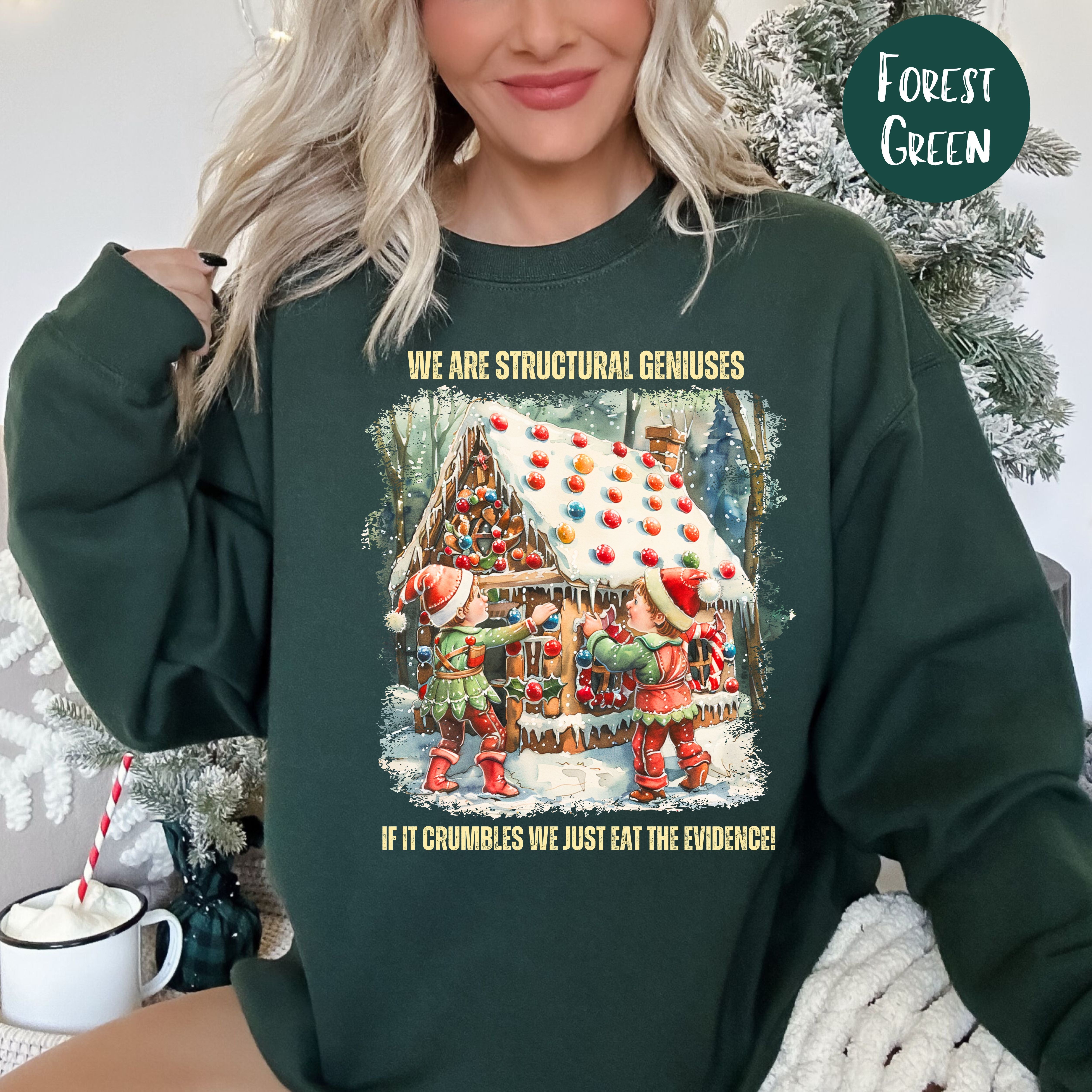 Funny Gingerbread House Baking Contest Unisex Sweatshirt