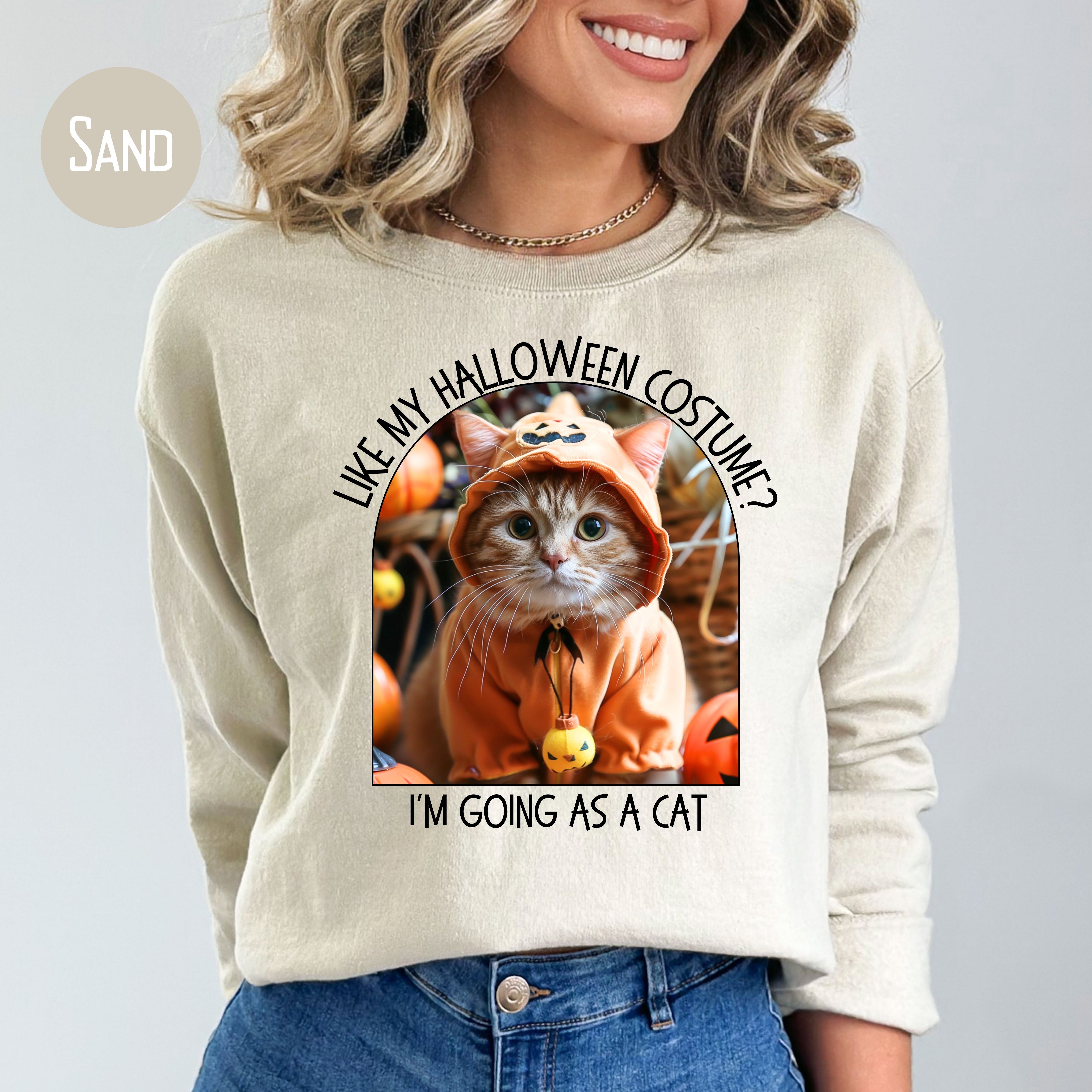 Funny Cat Lover Halloween Sweatshirt