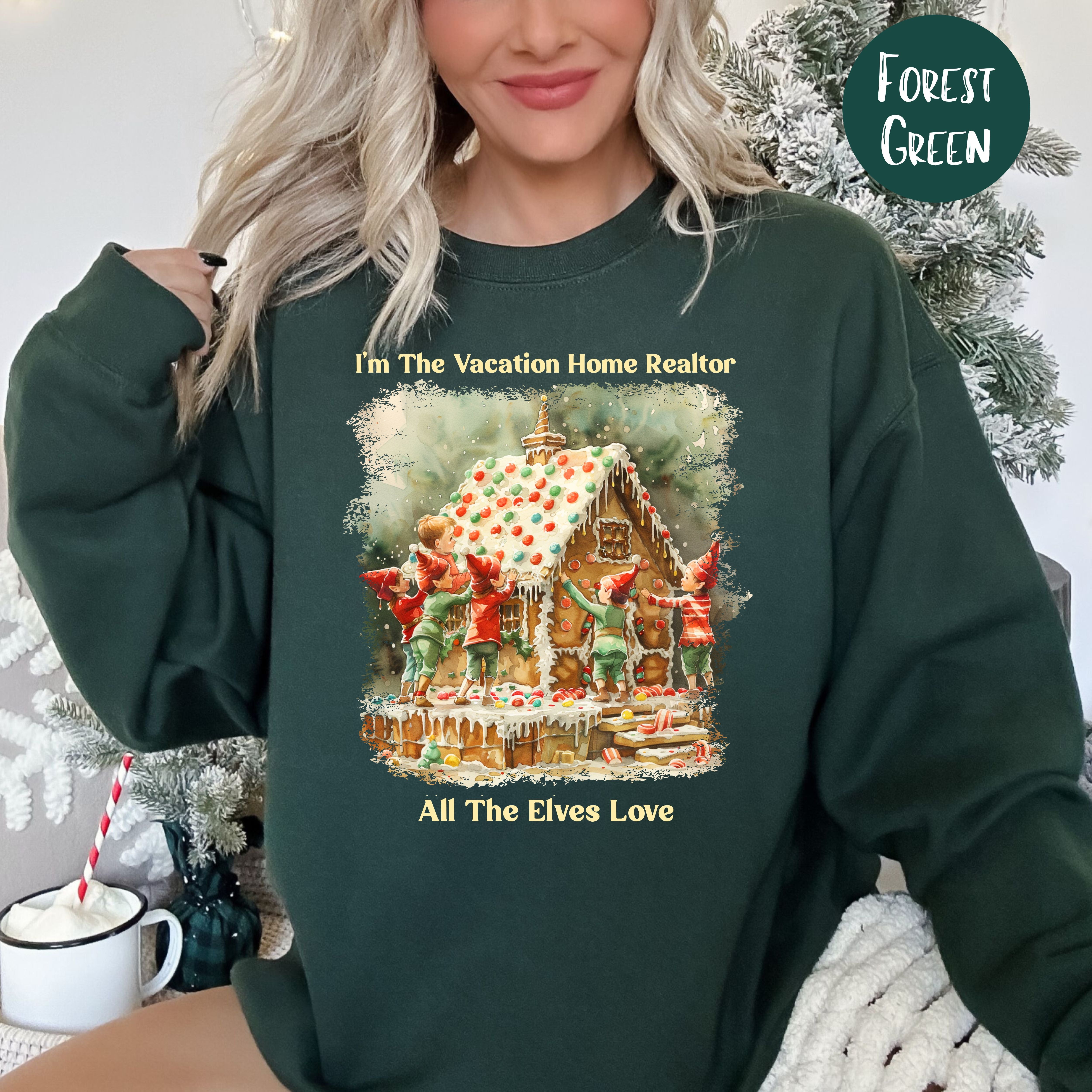 Vacation Home Realtor Unisex Christmas Sweatshirt