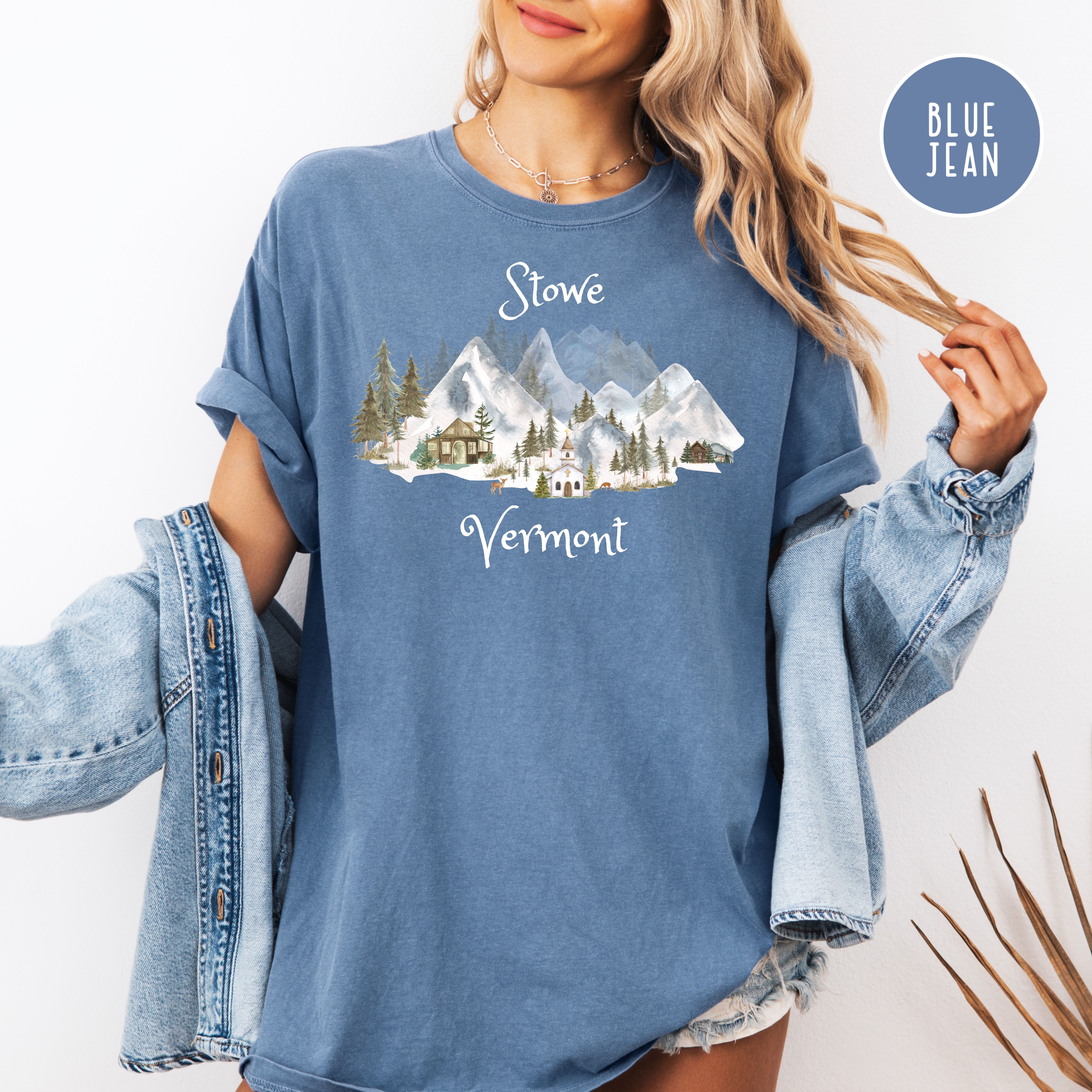 Stowe Vermont Unisex Comfort Colors Tee