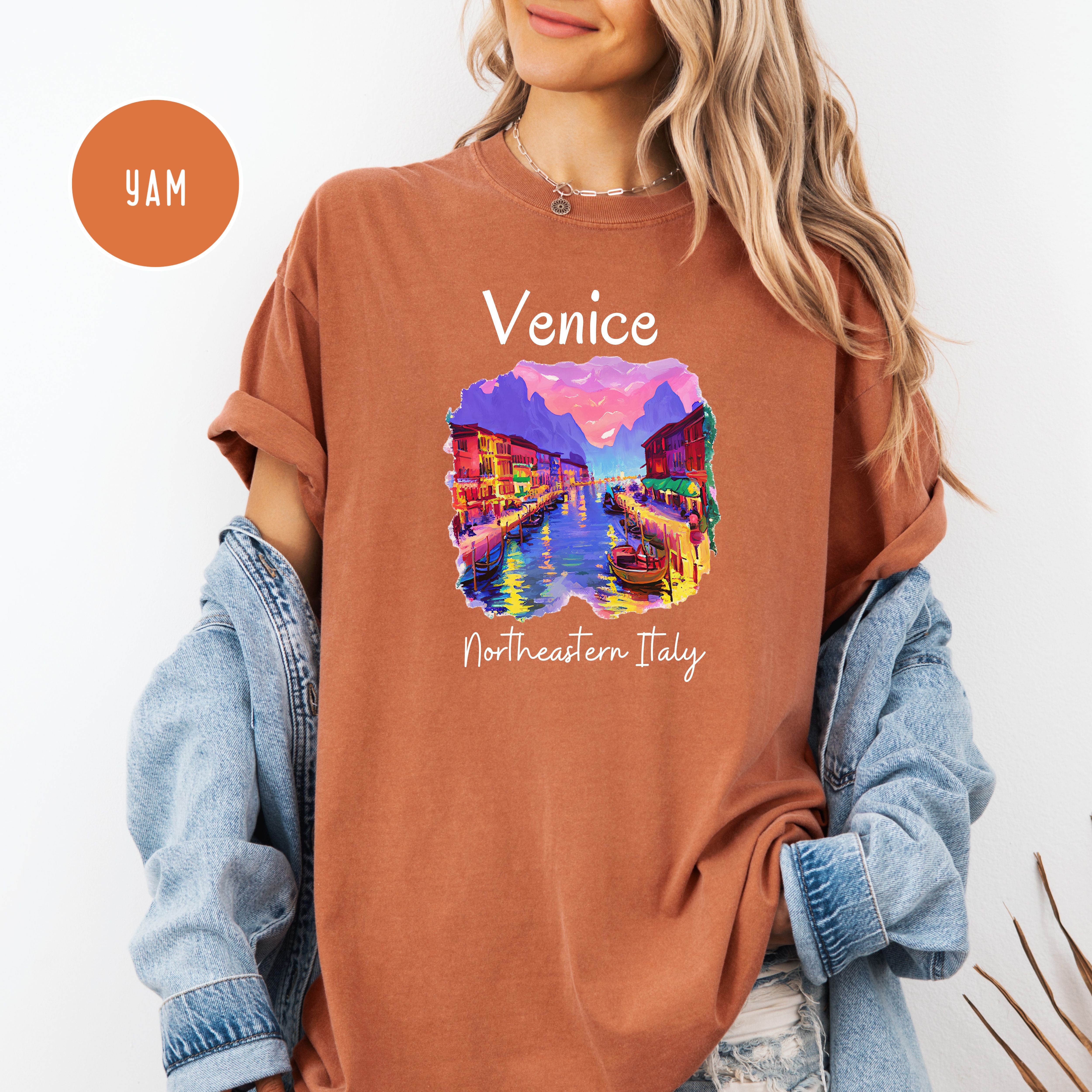 Italy Vacation Gift, Venice Italy Comfort Colors T-Shirt, Venice Gift for Italy Lover