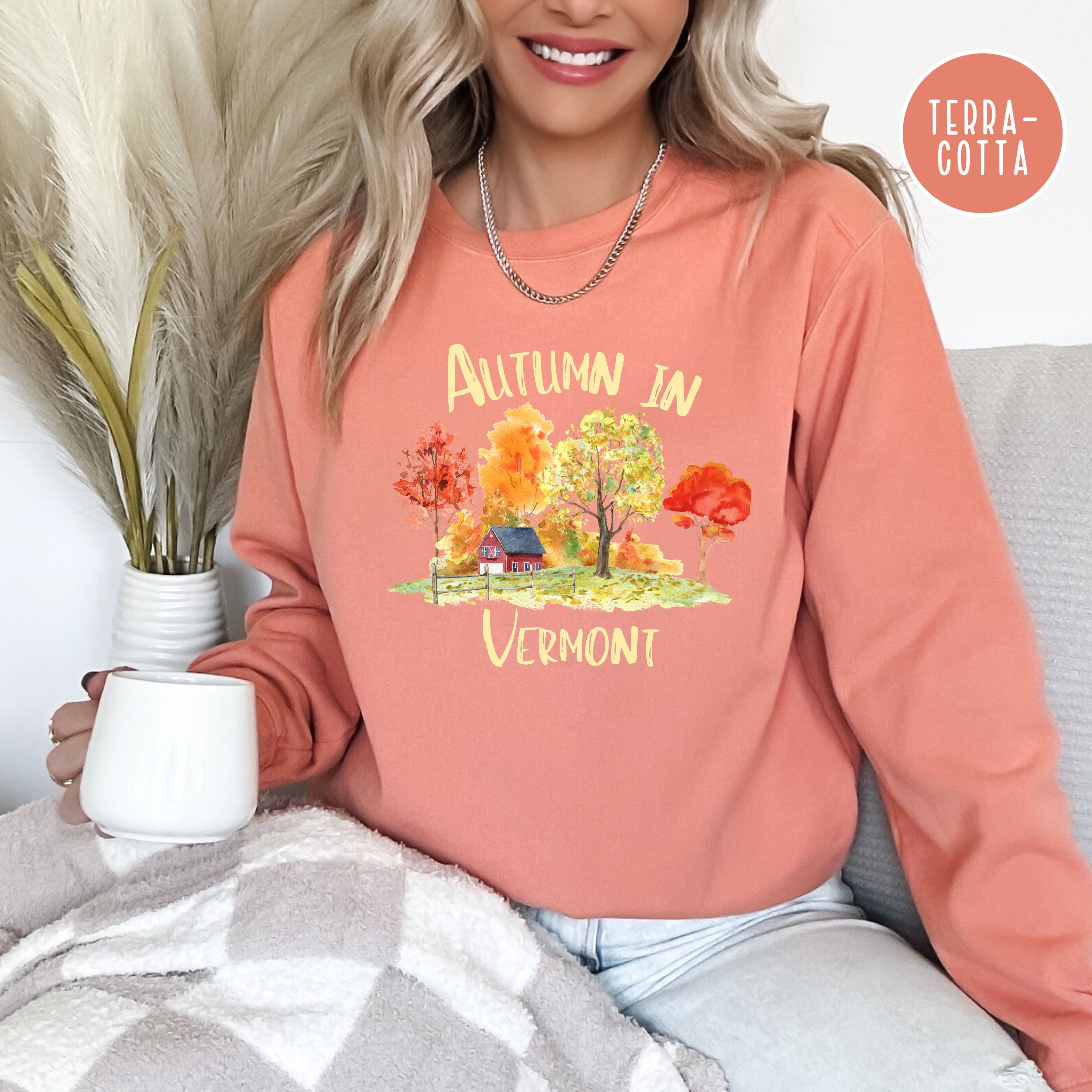 Autumn in Vermont Comfort Colors® Autumn Sweatshirt