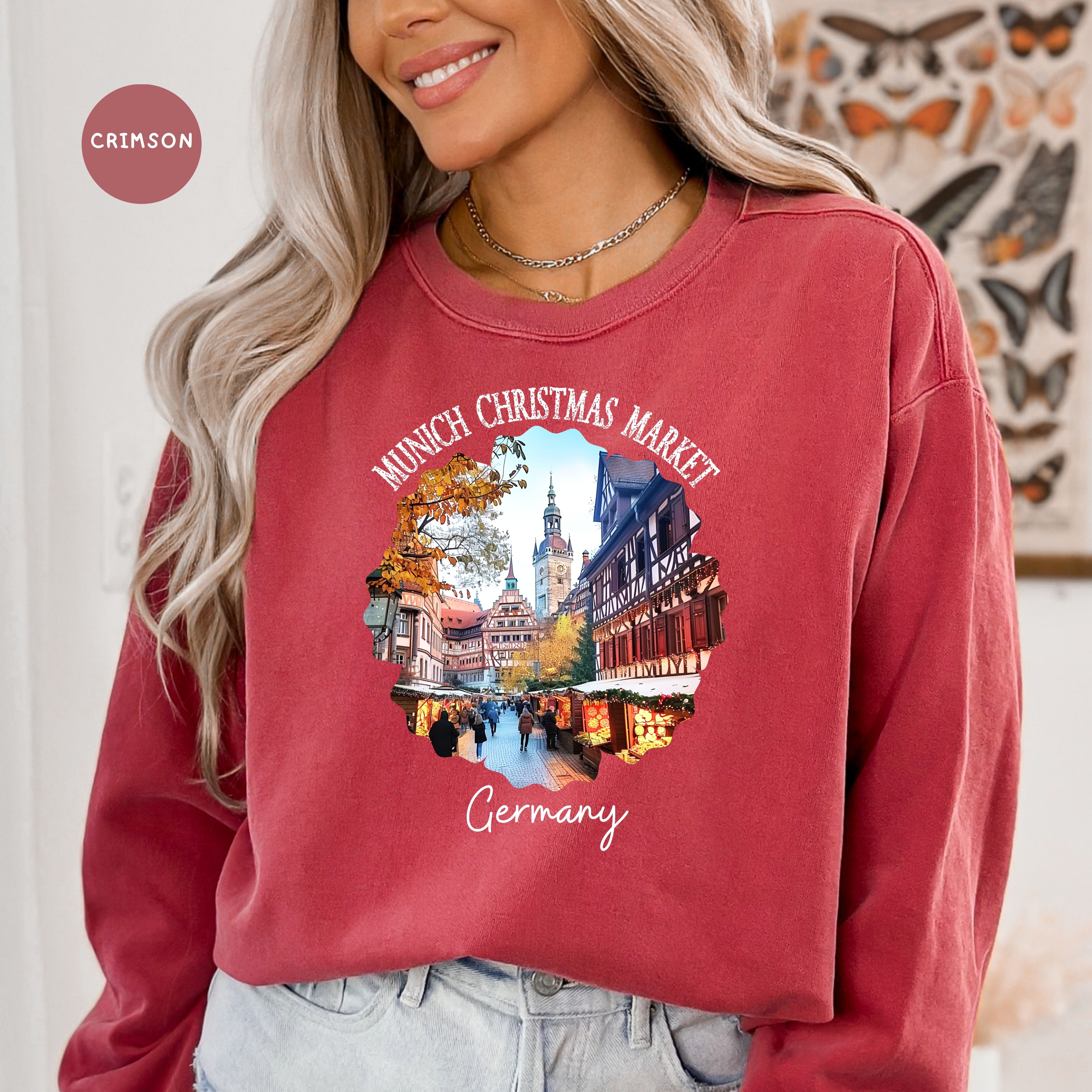 Munich Germany Christmas Market Comfort Colors® Sweatshirt