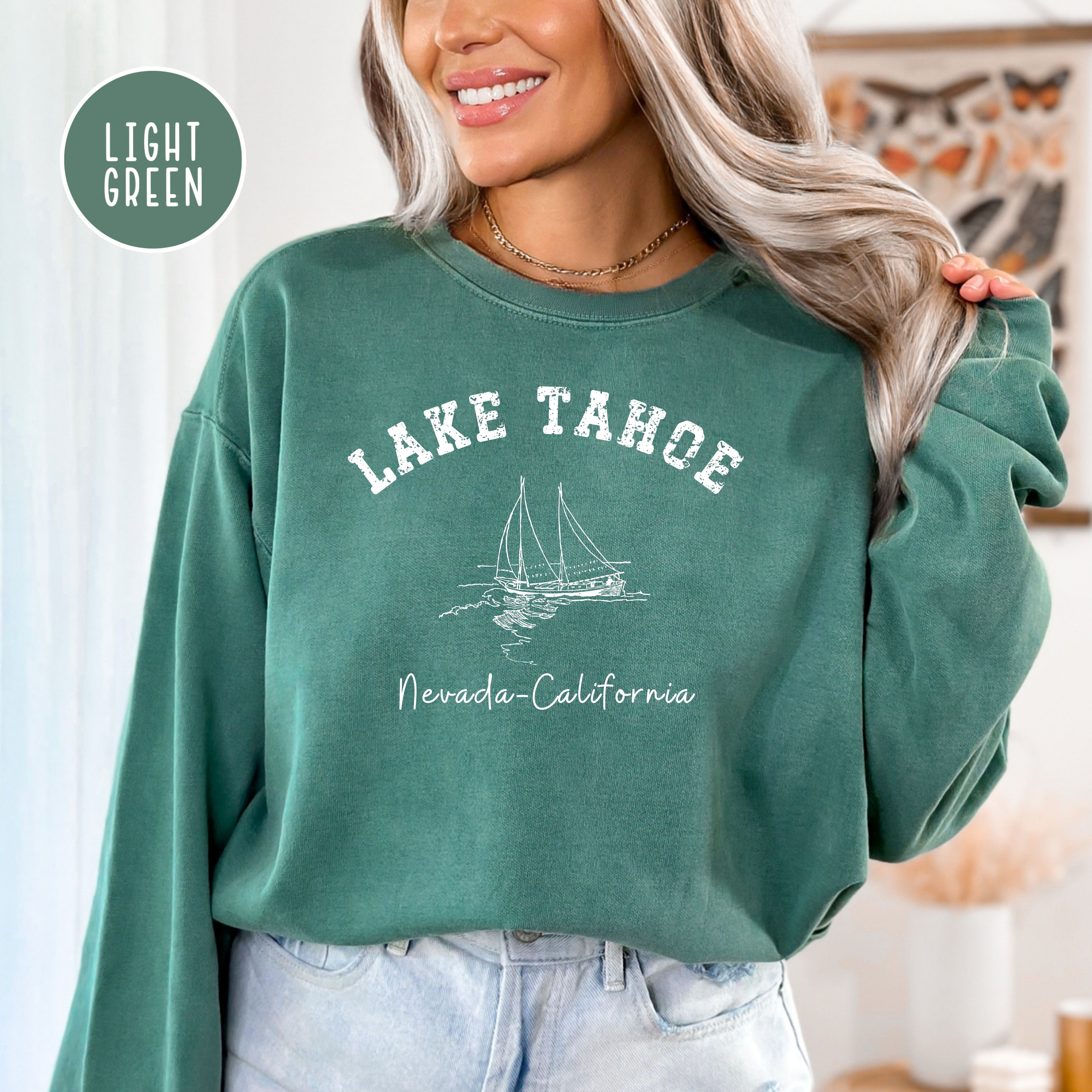 Lake Tahoe Grunge Comfort Colors® Sweatshirt