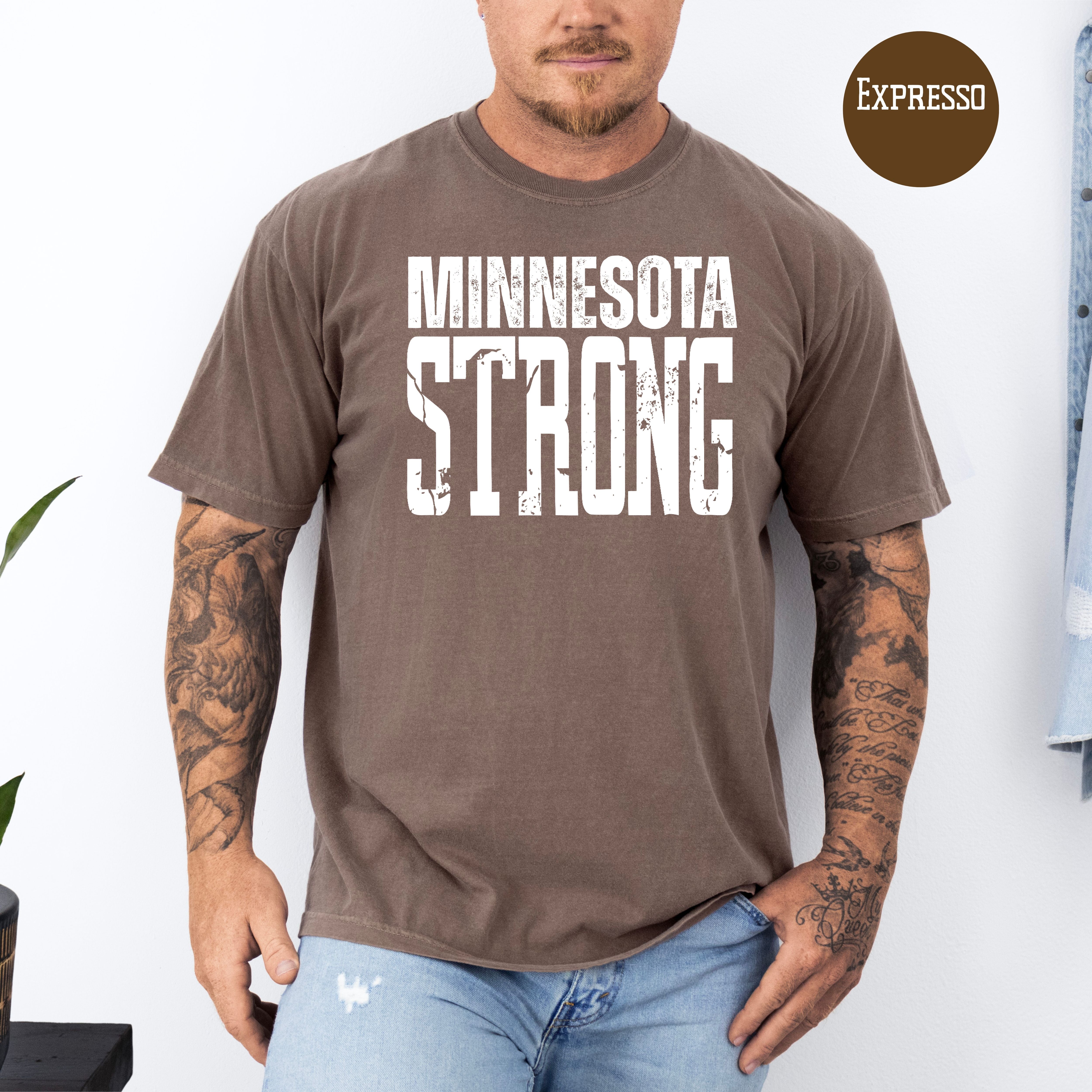 Minnesota Strong Unisex Comfort Colors T-Shirt, Never Forget Minnesota, Minnesota Political Shirt, Minnesota  Minneapolis Gift Shirt