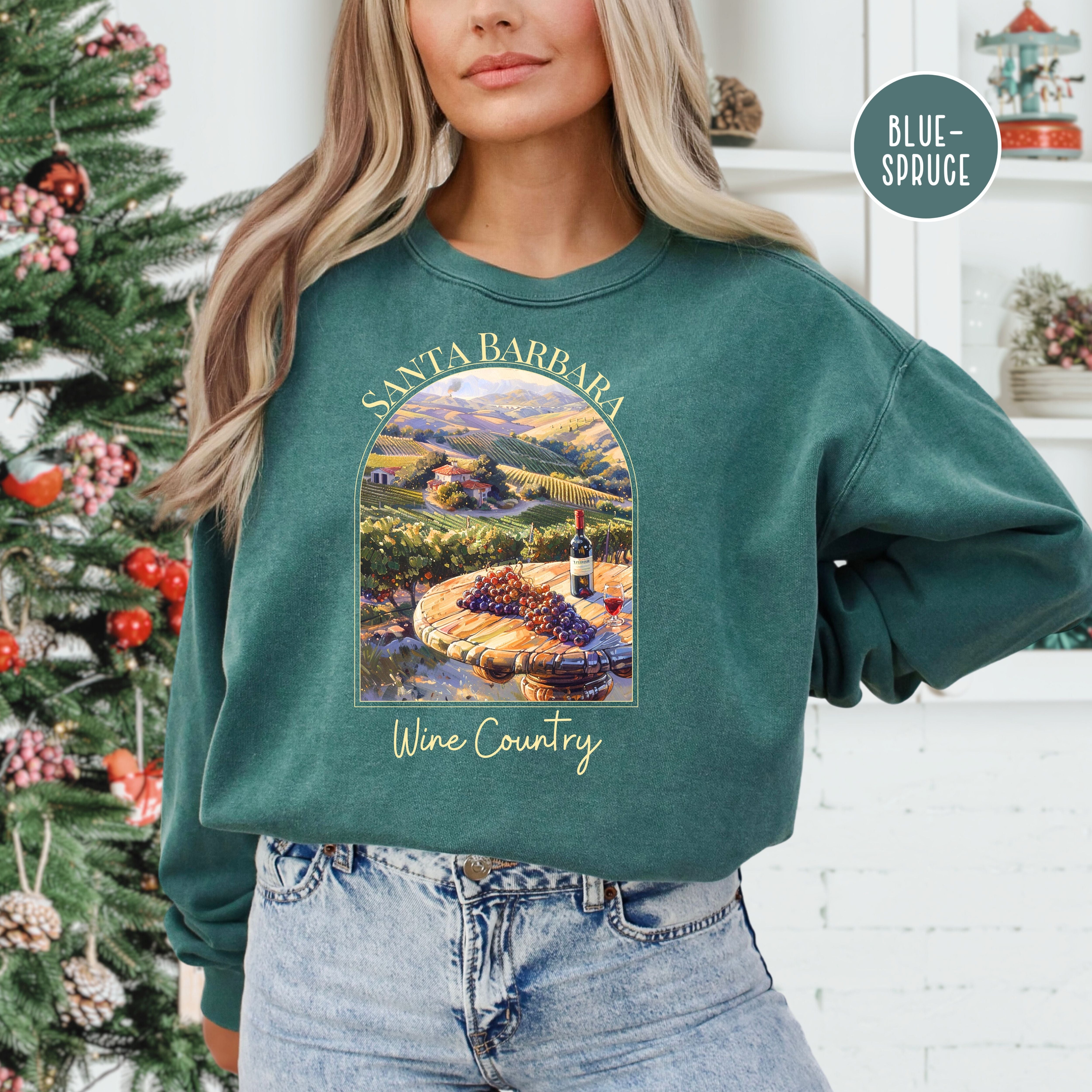 Santa Barbara Wine Country Comfort Colors® Sweatshirt