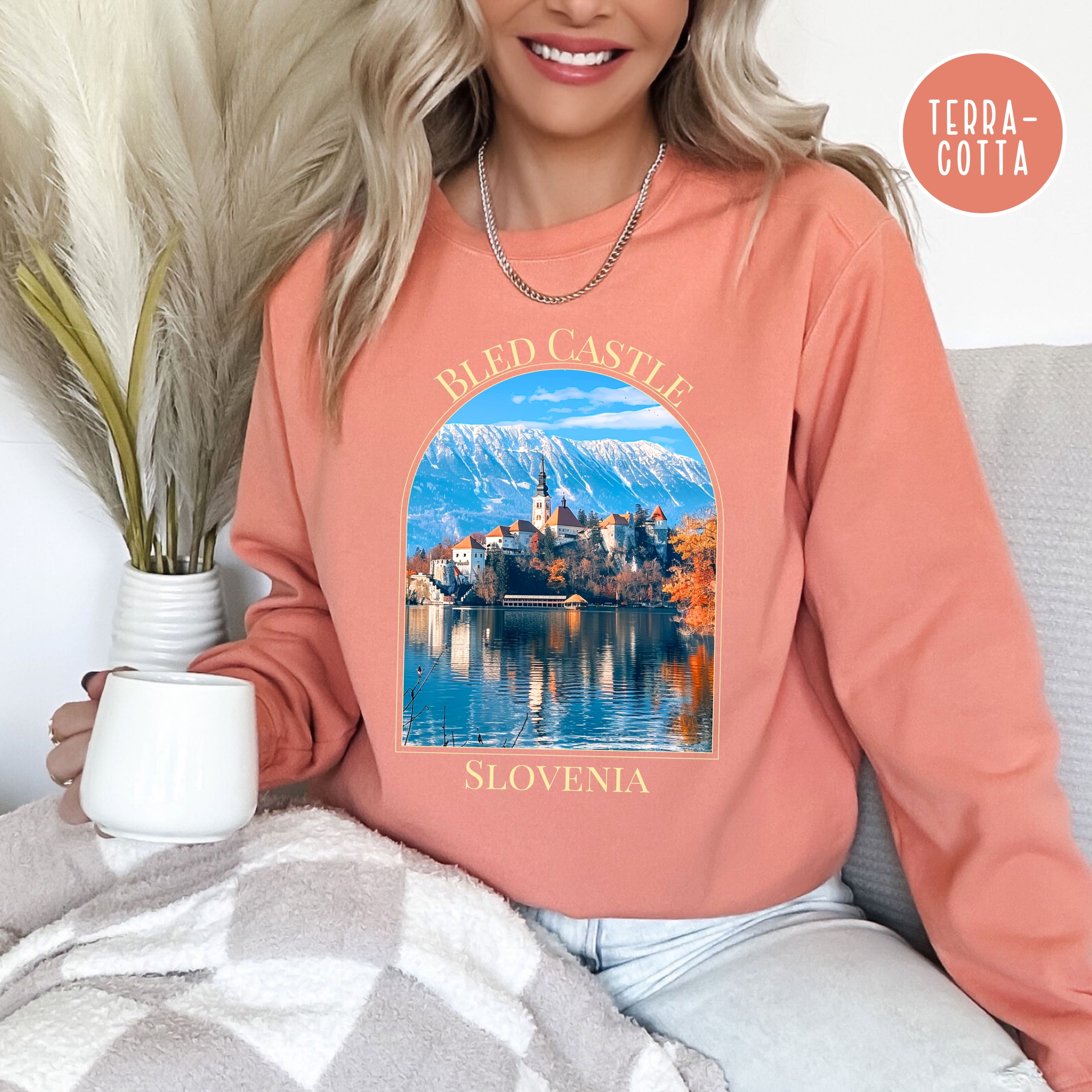 Bled Castle Slovenia Comfort Colors® Sweatshirt