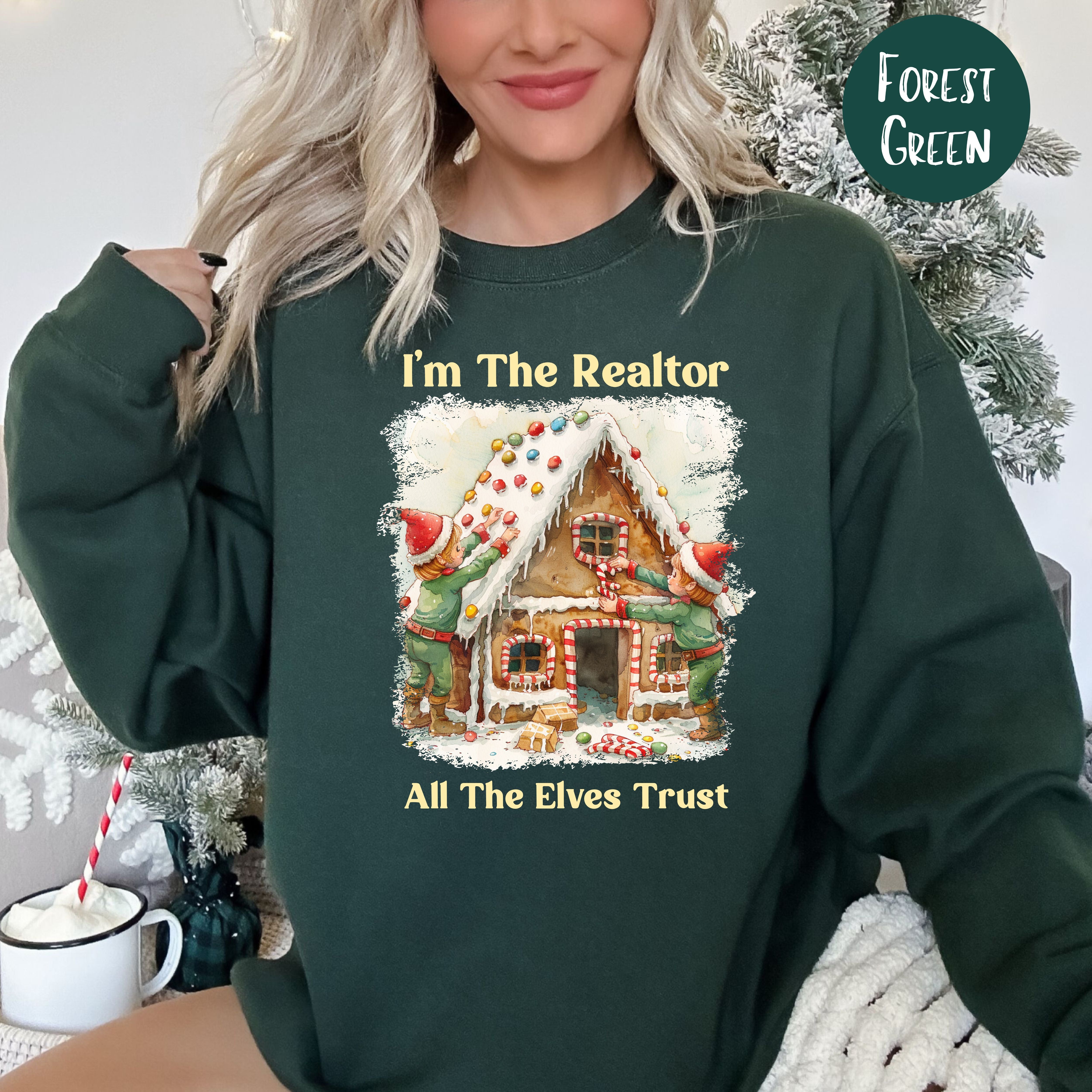 Funny Real Estate Agent Unisex Christmas Sweatshirt