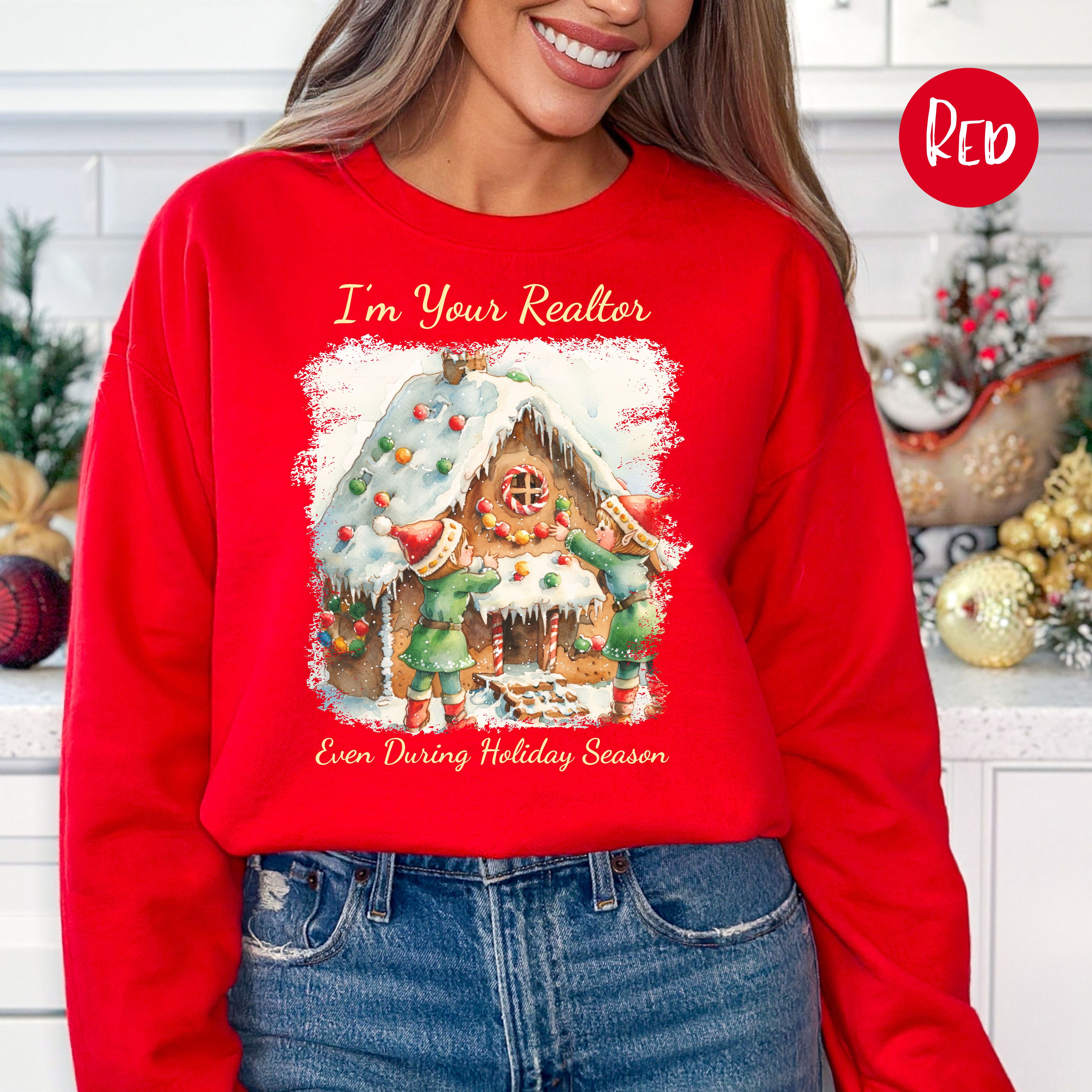 Real Estate Agent Christmas Unisex Sweatshirt