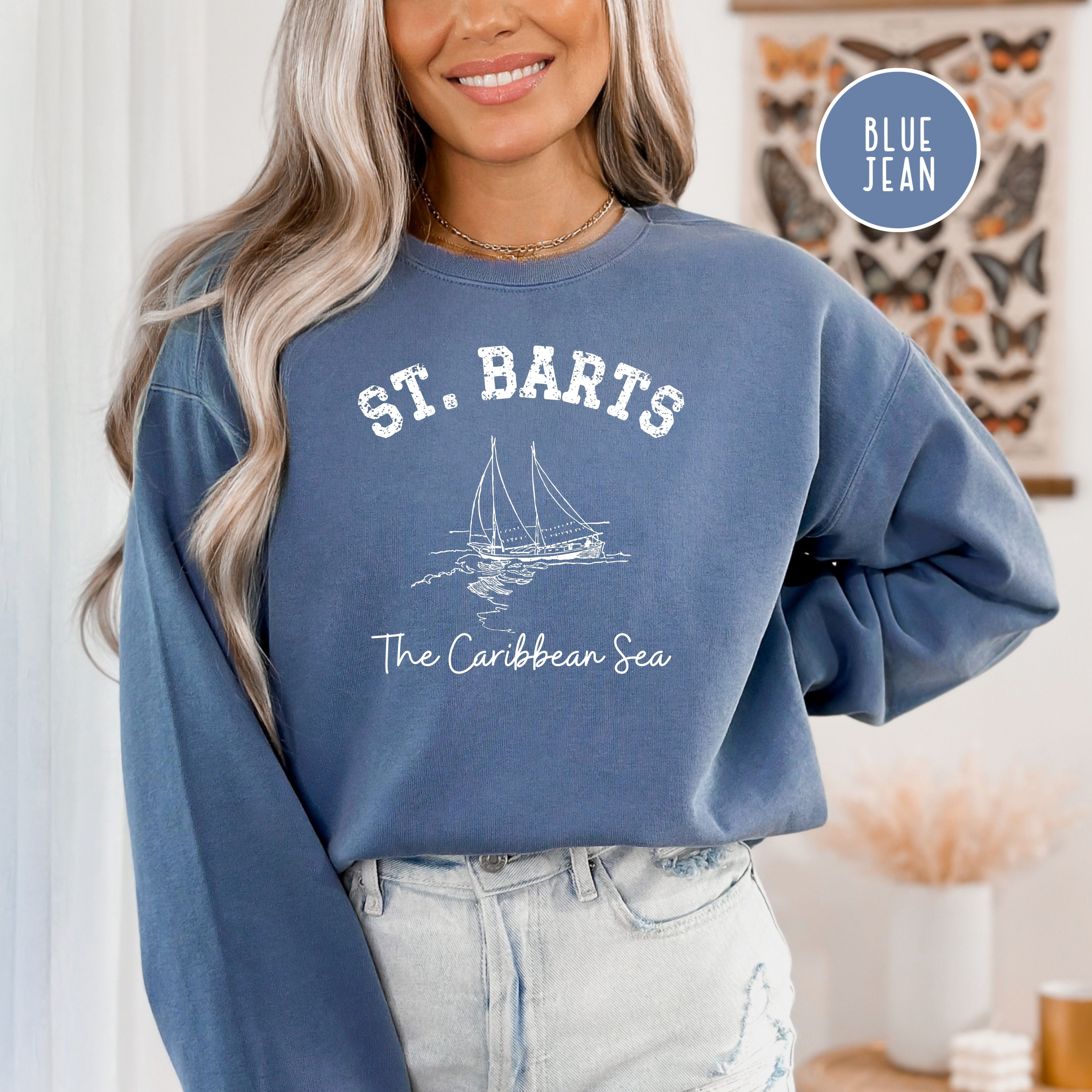 St Barts Comfort Colors® Sweatshirt