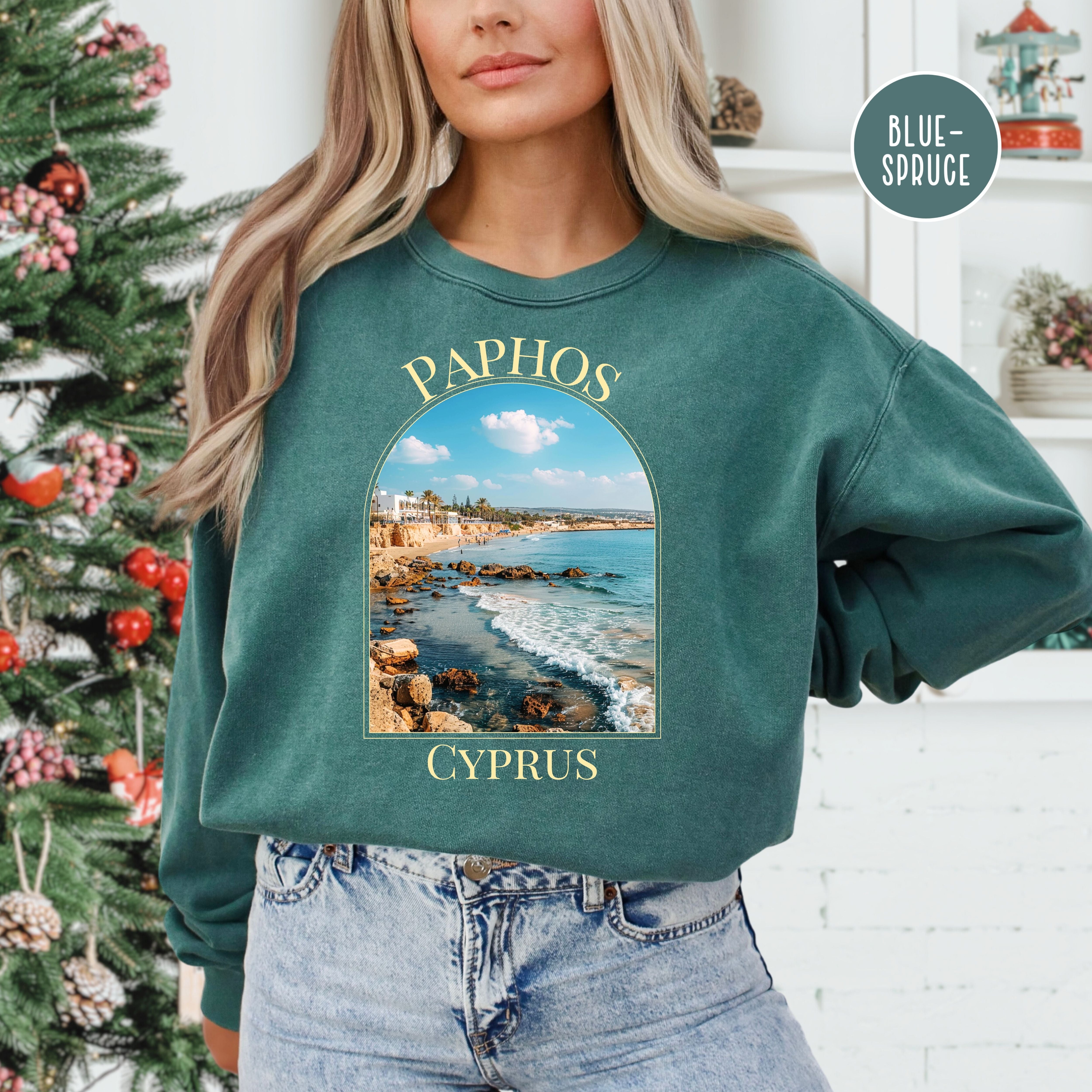 Paphos Cyprus Island Comfort Colors® Sweatshirt