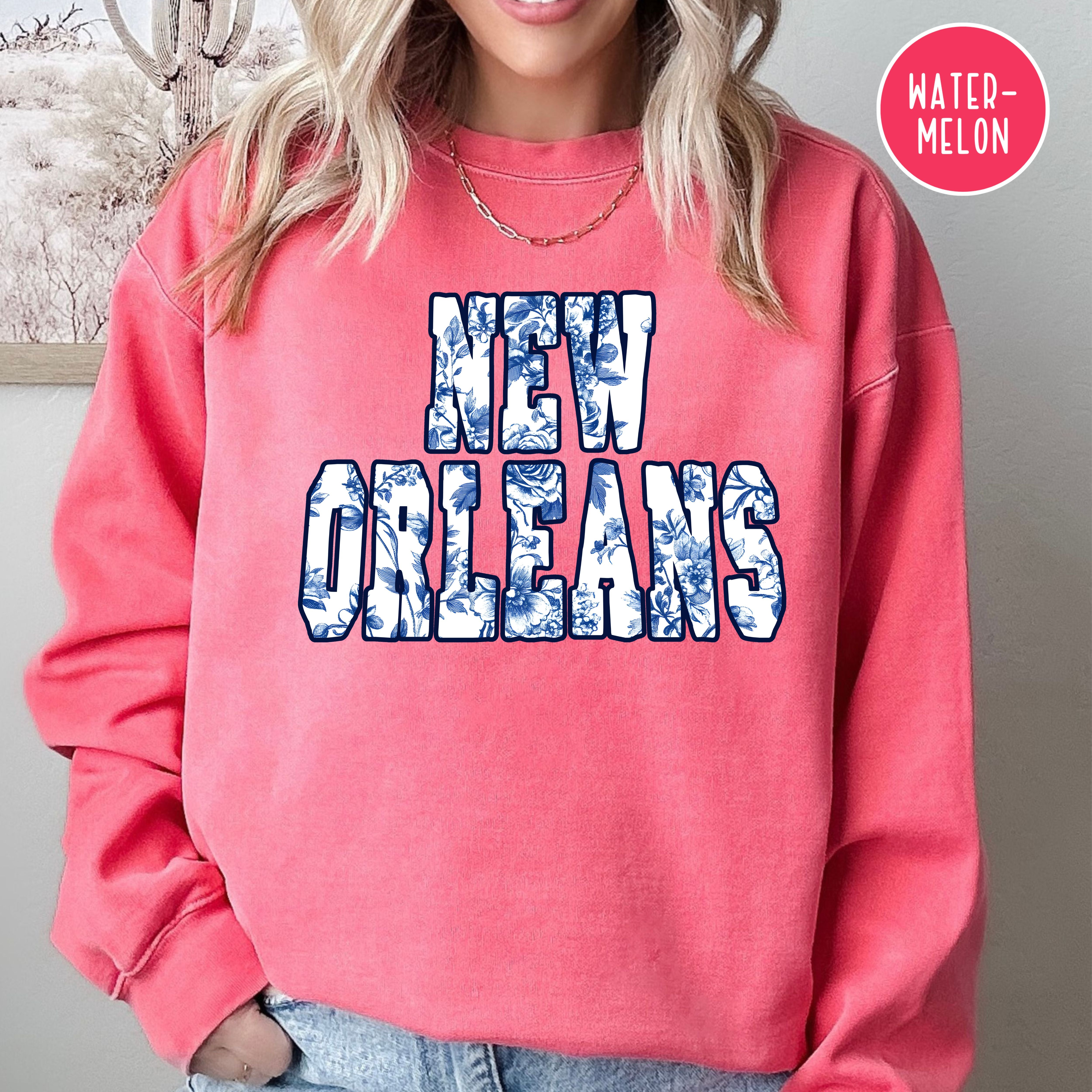 New Orleans French Toile Comfort Colors® Sweatshirt