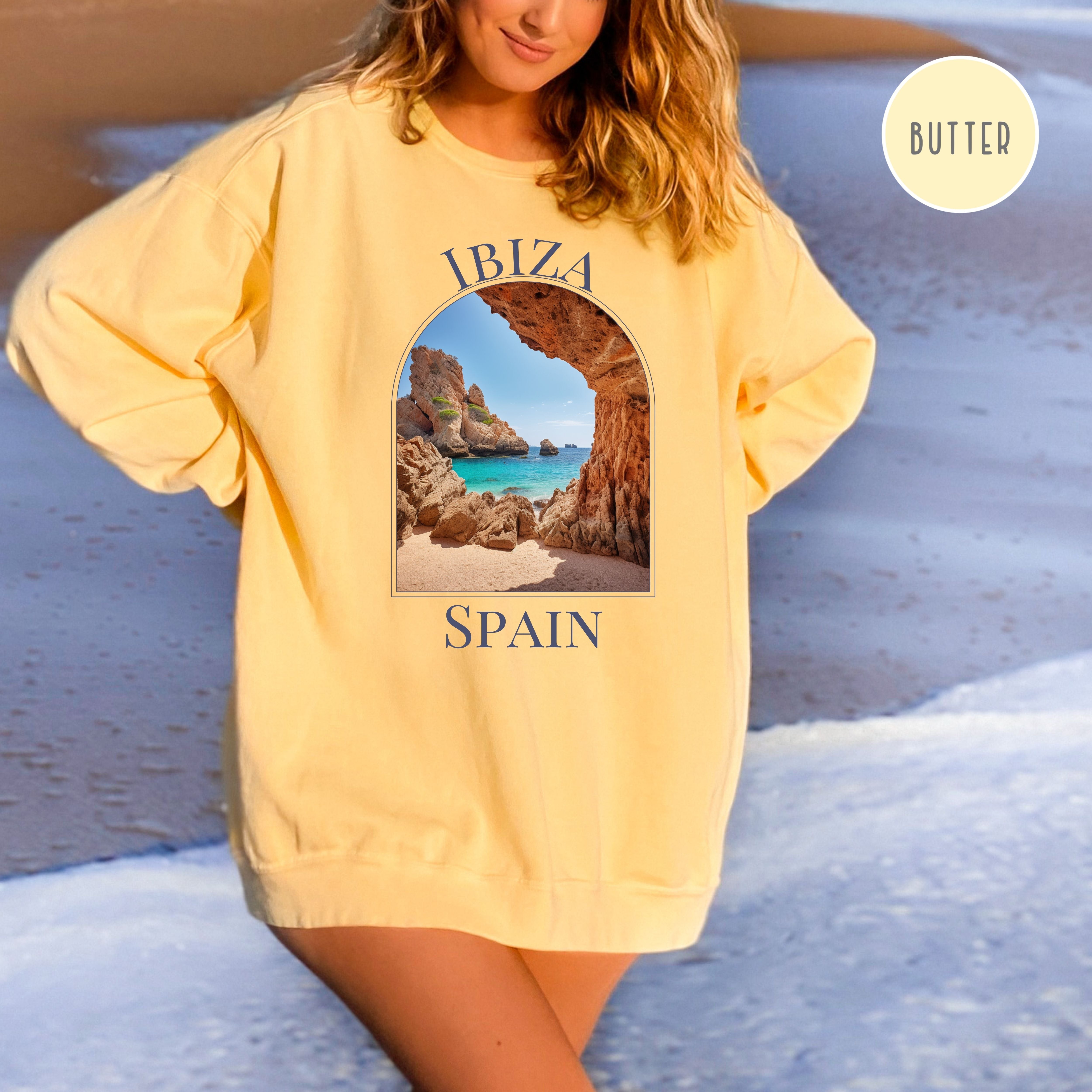 Ibiza Spain Comfort Colors® Sweatshirt