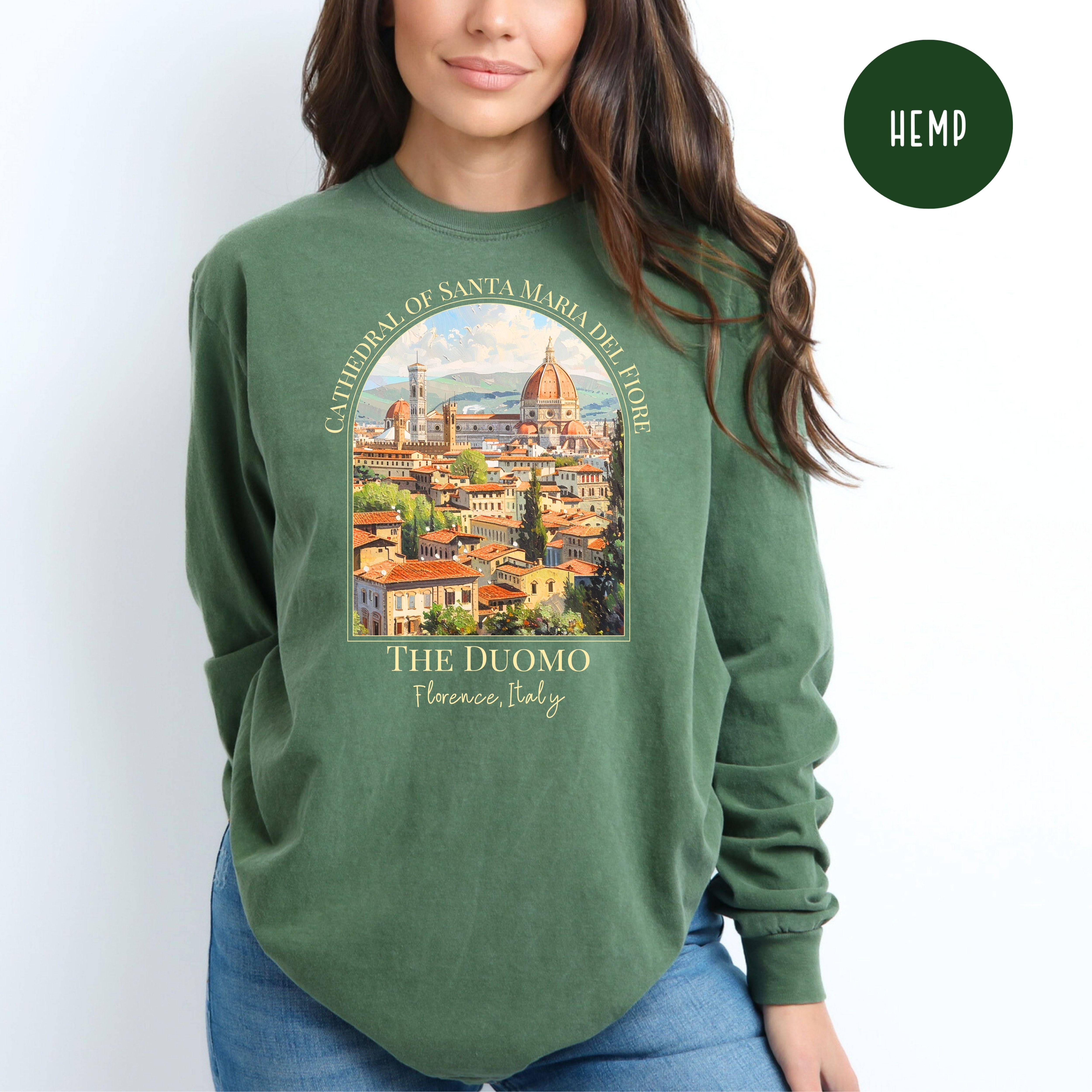 Duomo Florence Italy Comfort Colors® Long Sleeve Tee