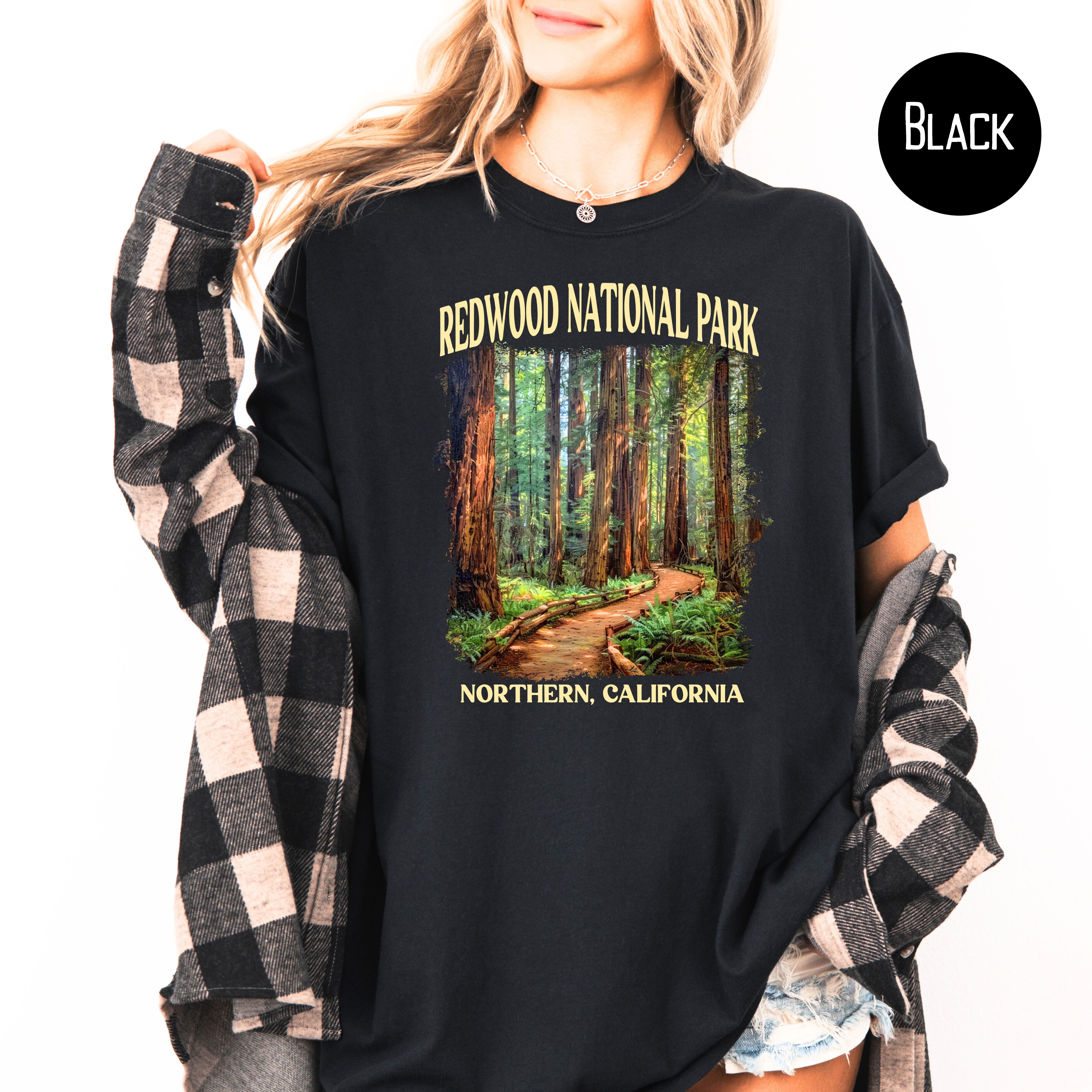 Redwood National Park Comfort Colors California Vacation Gift T-Shirt