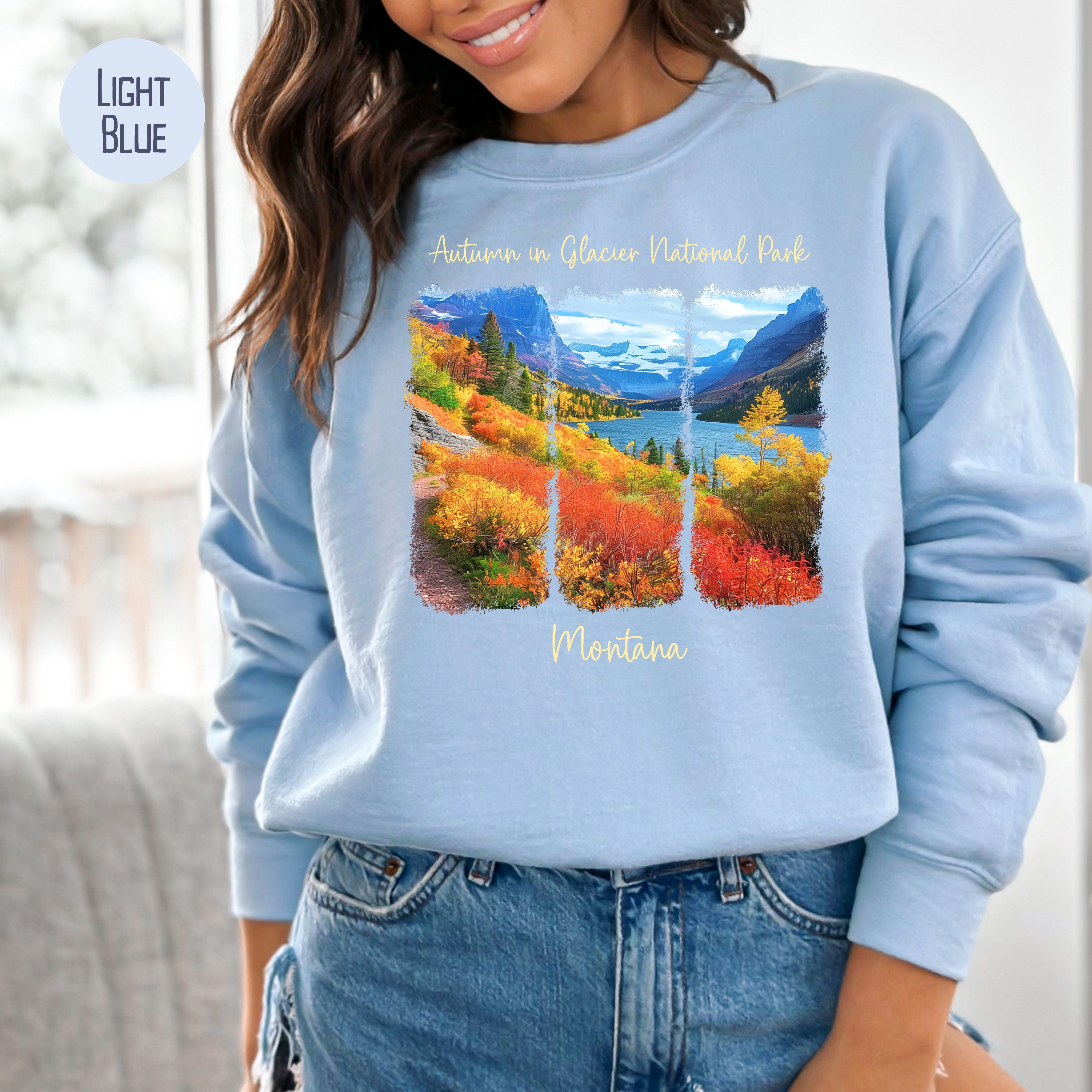 Autumn in Glacier National Park Adult Unisex Sweatshirt