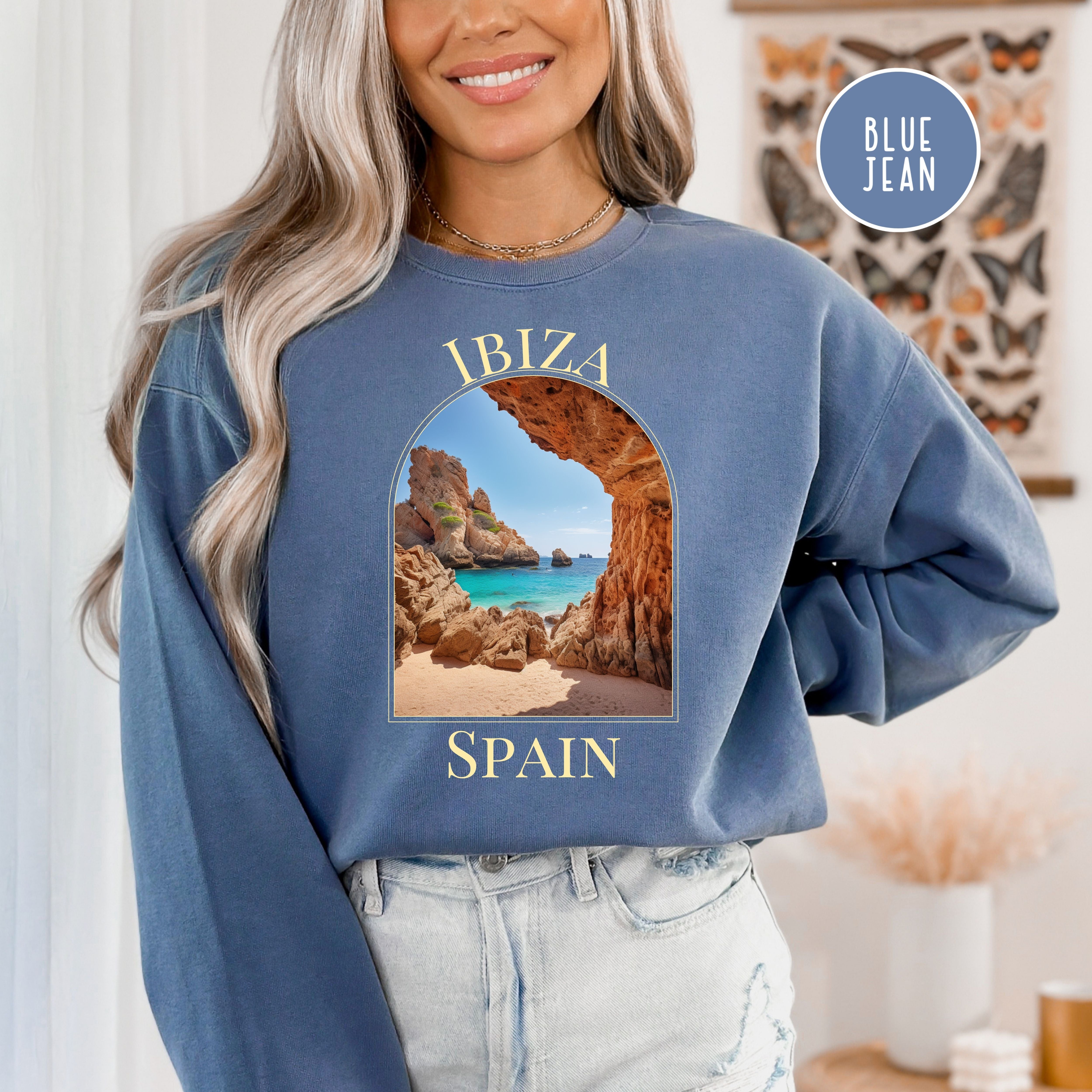 Ibiza Spain Comfort Colors® Sweatshirt