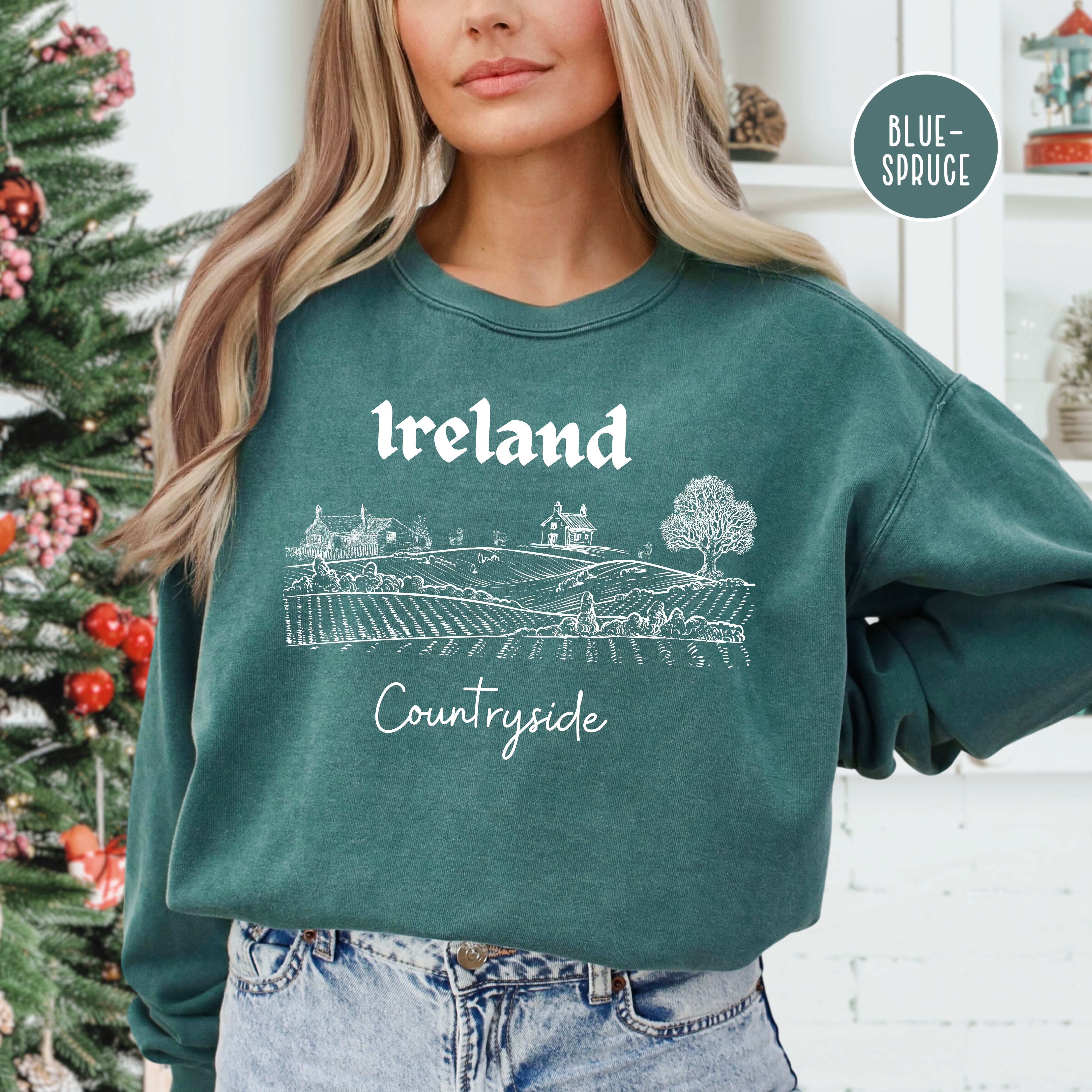 Ireland, Irish Countryside Comfort Colors® Sweatshirt