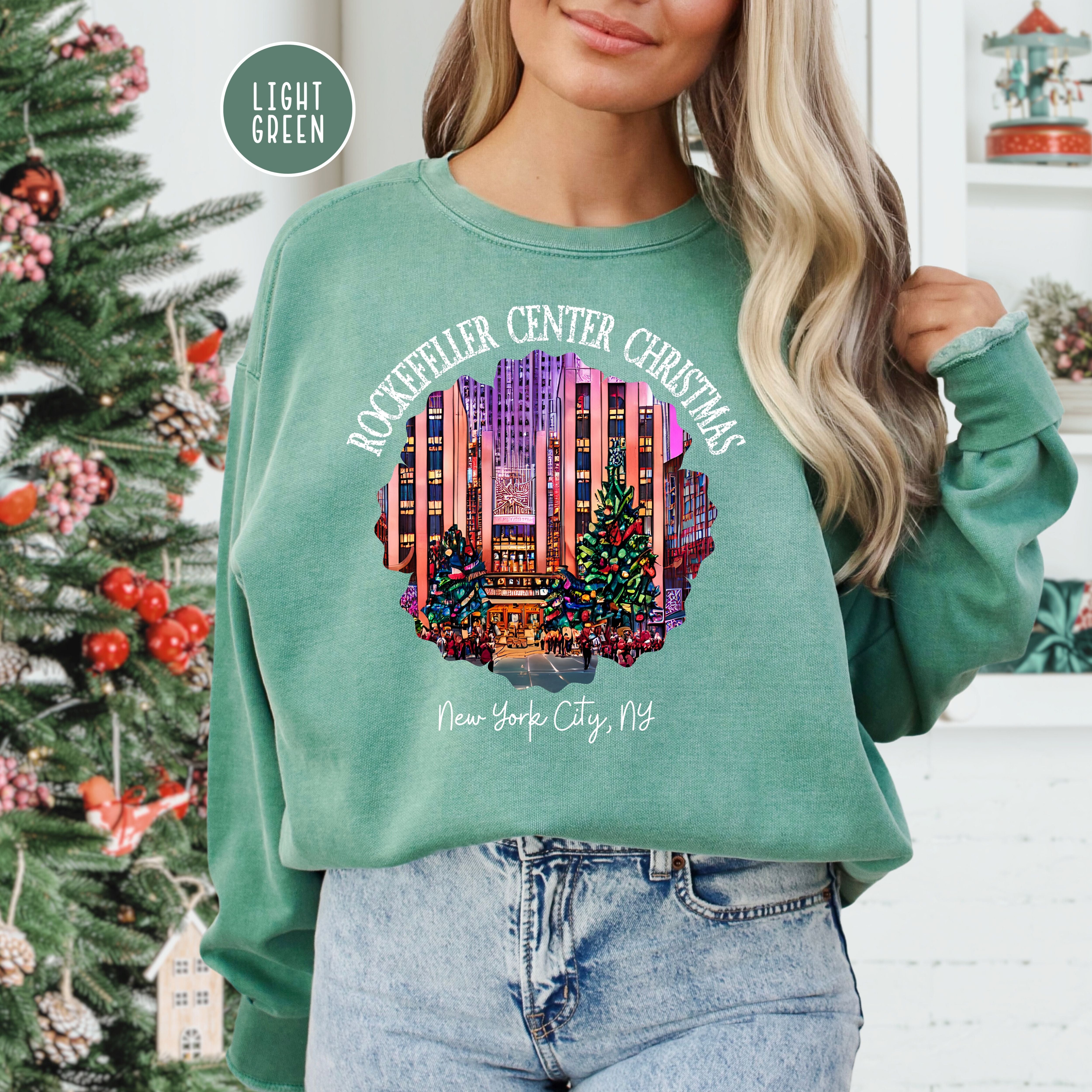 Christmas at Rockefeller Center New York City Comfort Colors® Sweatshirt