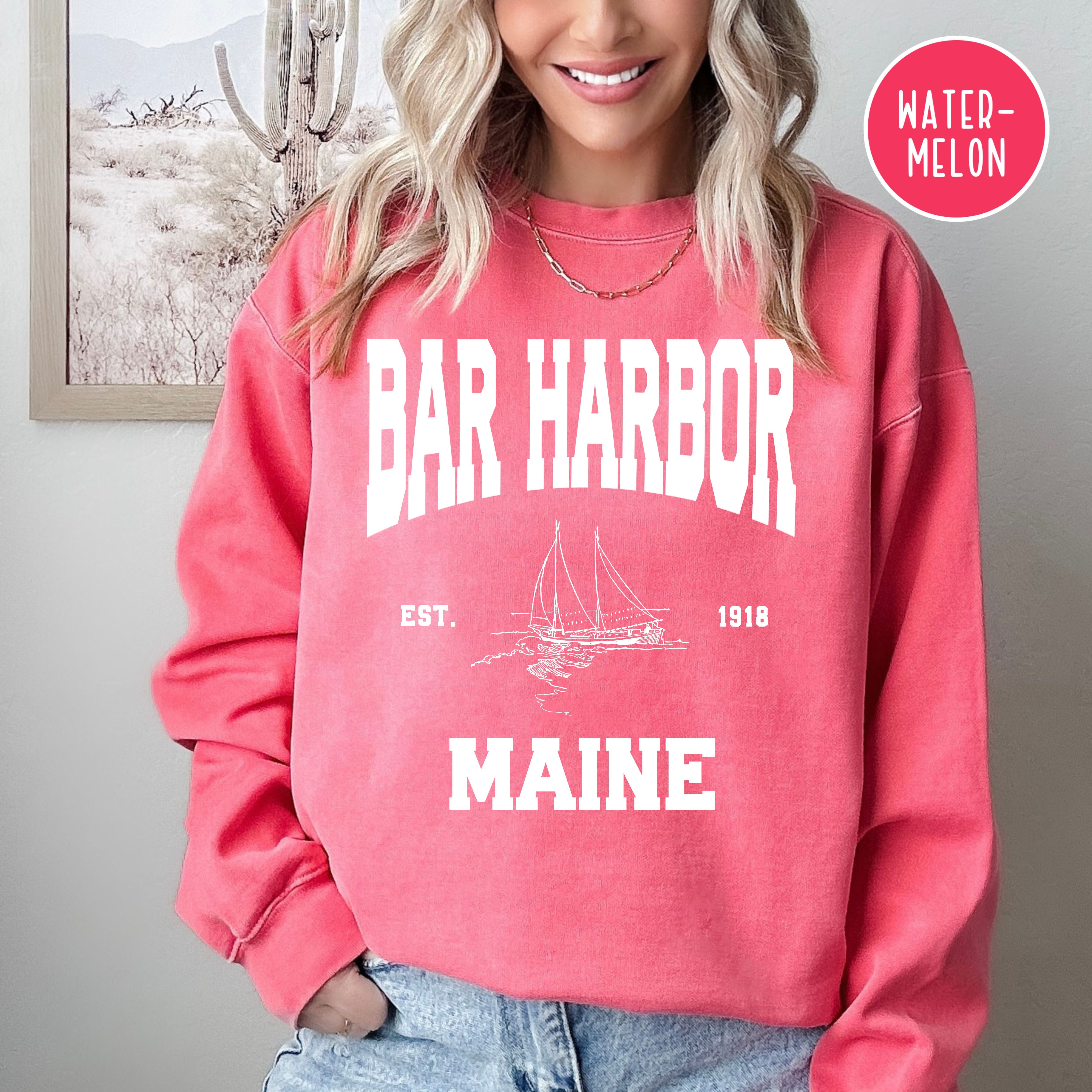 Bar Harbor Maine Comfort Colors® Sweatshirt