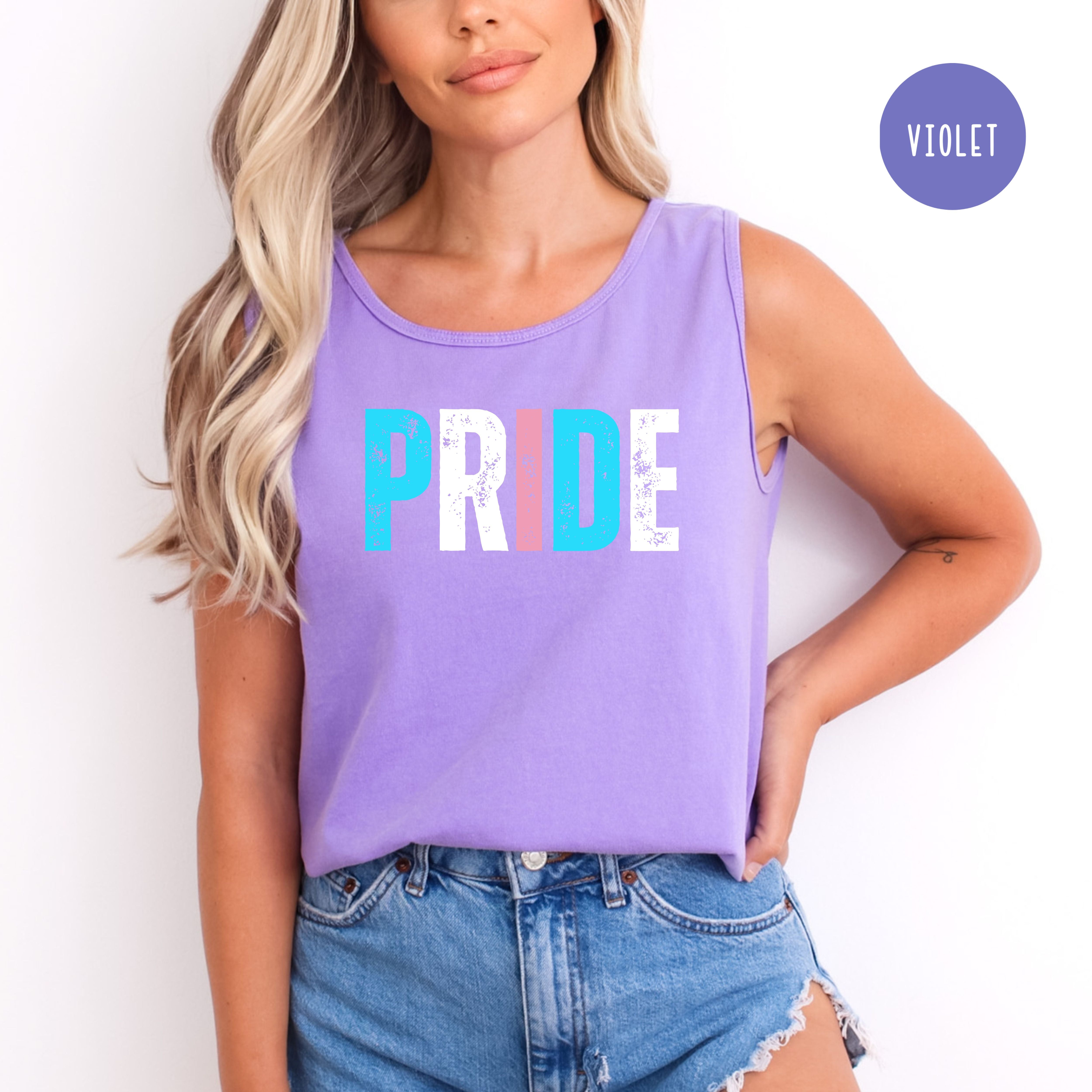 Transgender Pridefest Comfort Colors Tank Top