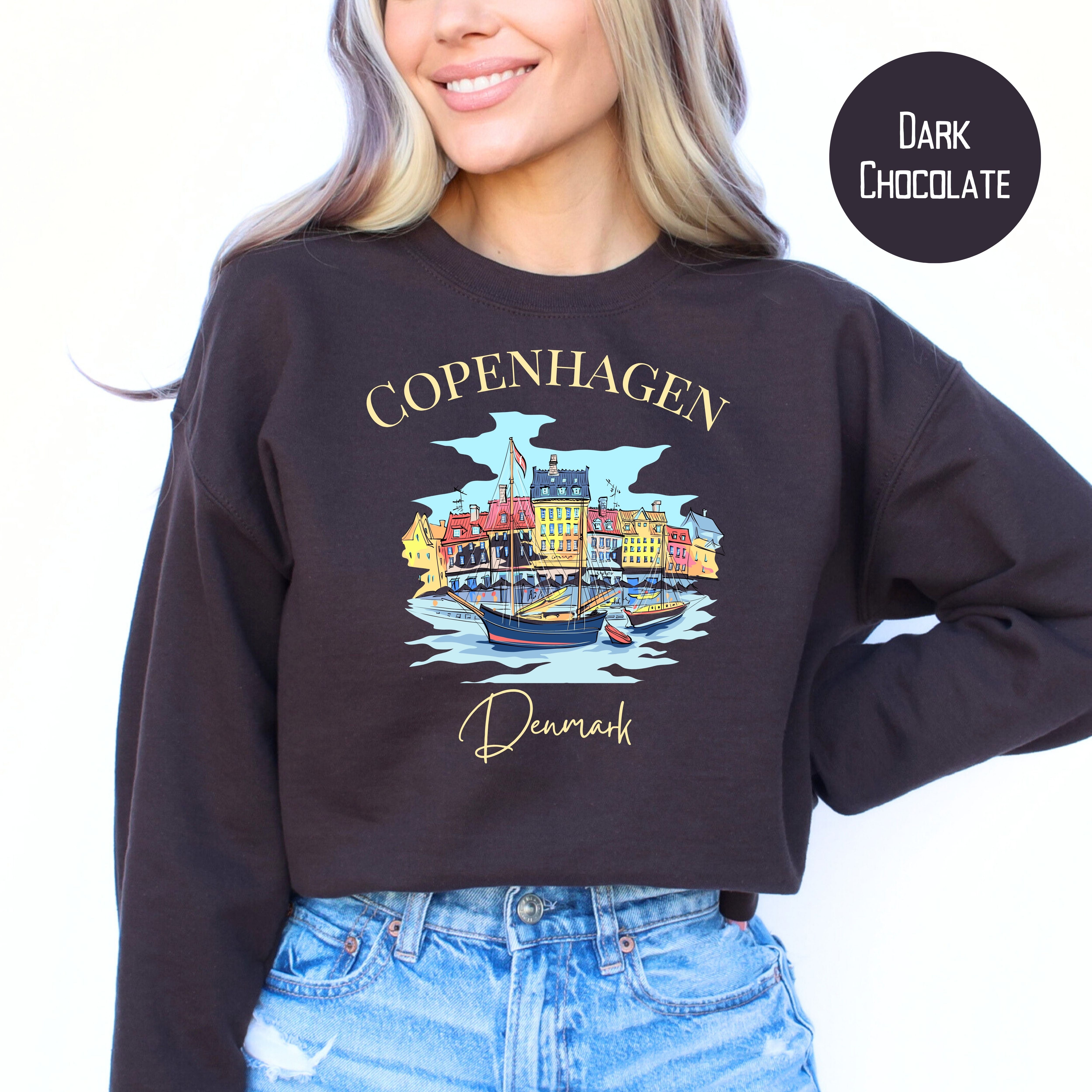 Copenhagen Denmark Vacation Gift Sweatshirt