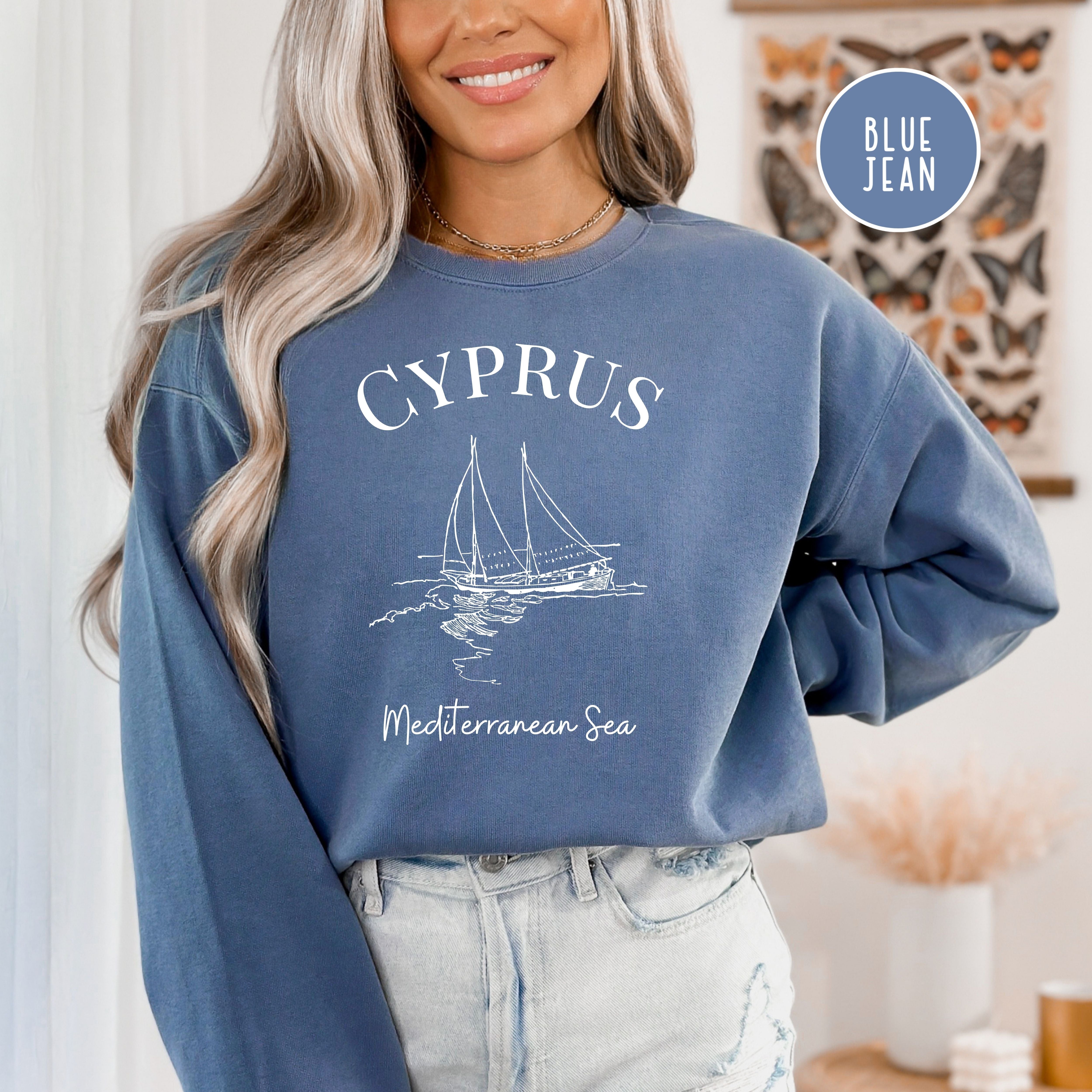 Cyprus Island Comfort Colors® Sweatshirt