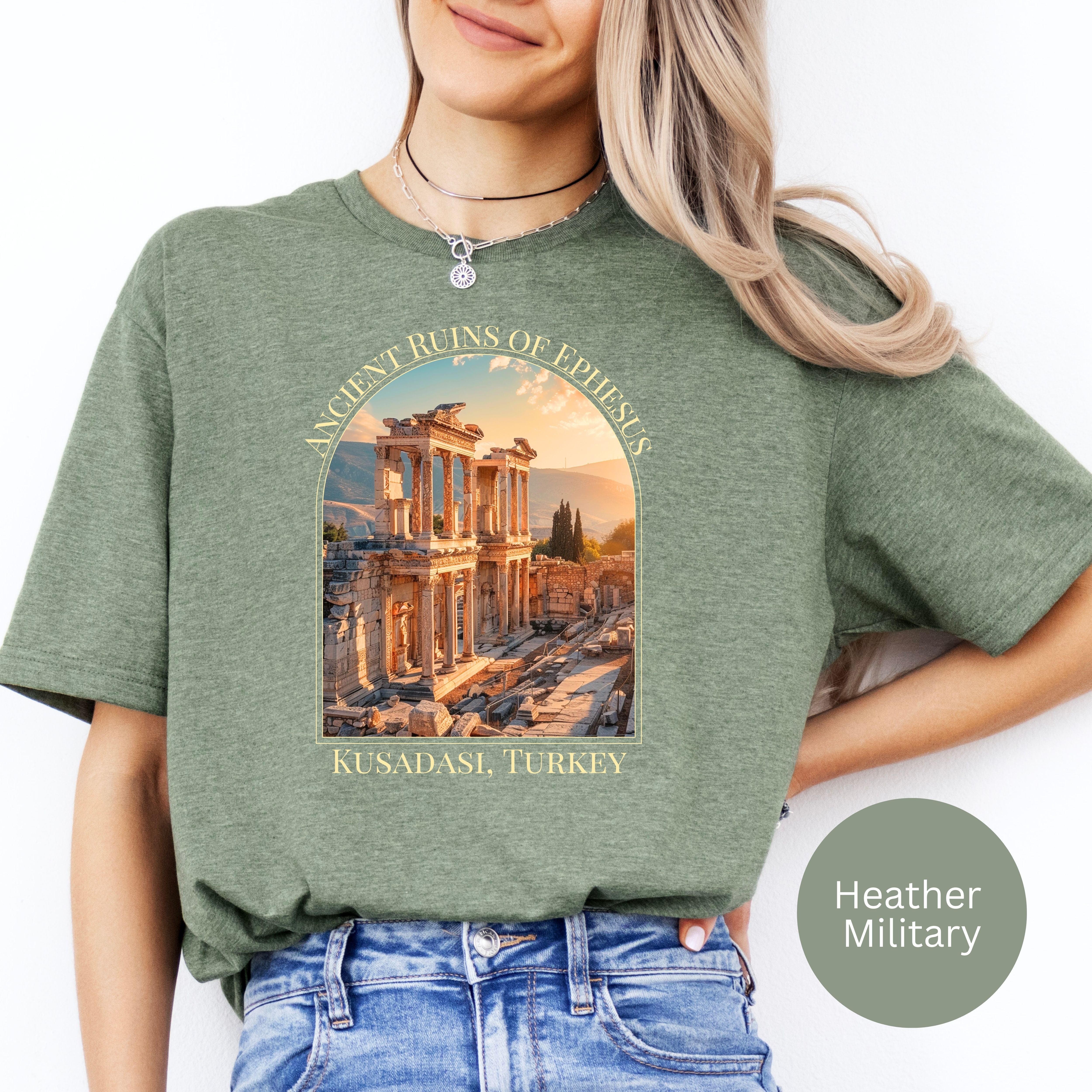 Kusadasi Turkey Ephesus Ancient City Soft-Style Unisex Tee