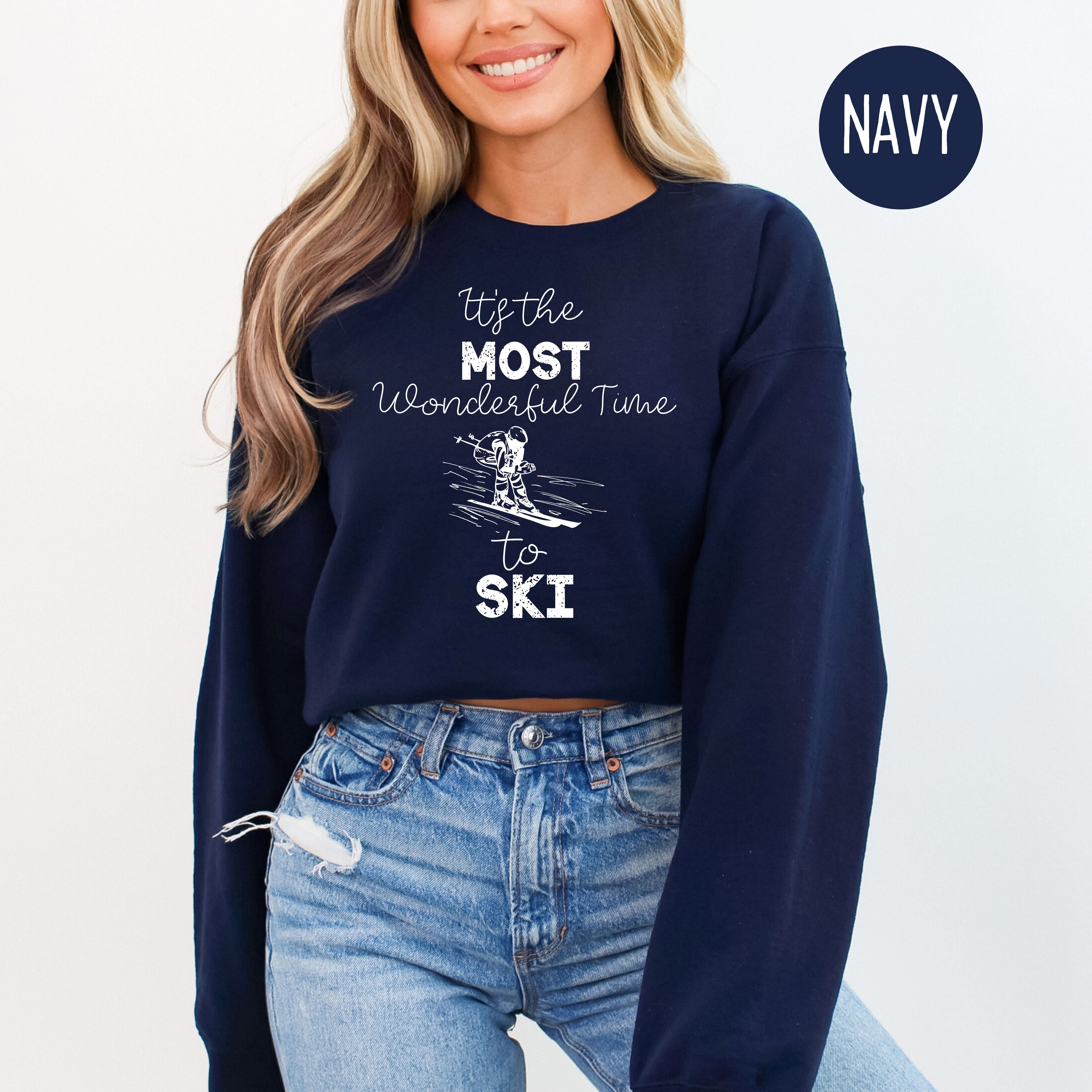 Christmas Ski Trip Sweatshirt