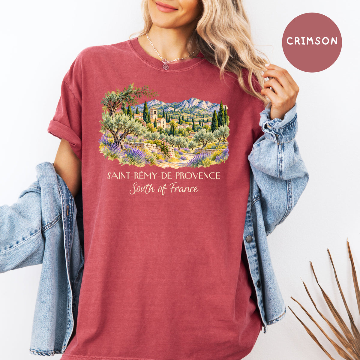 South of France Comfort Colors Vacation Gift Shirt, Saint Remy de Provence Shirt, Van Gogh Trail Gift Tee, France Travel, Van Gogh Fan Gift