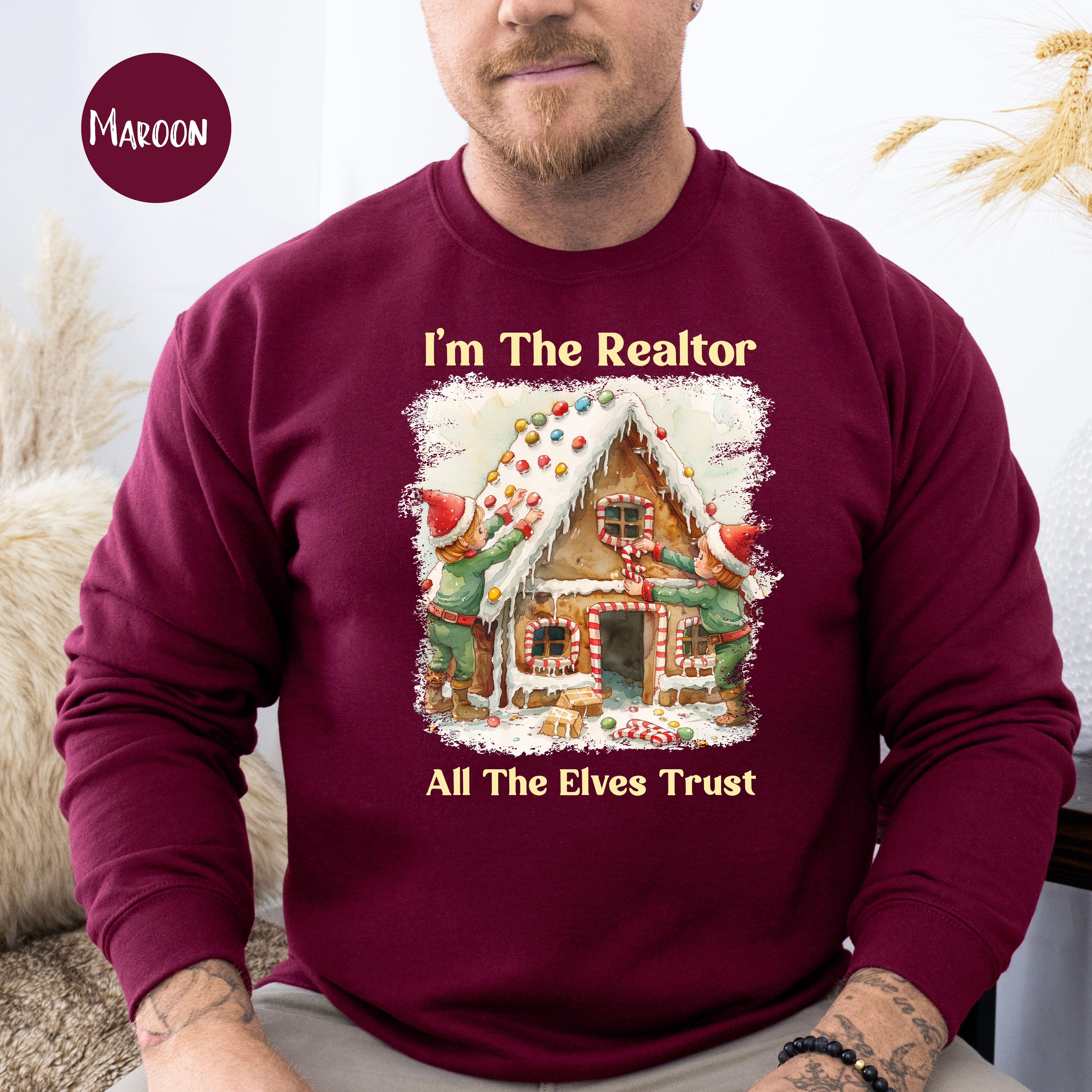 Funny Real Estate Agent Unisex Christmas Sweatshirt