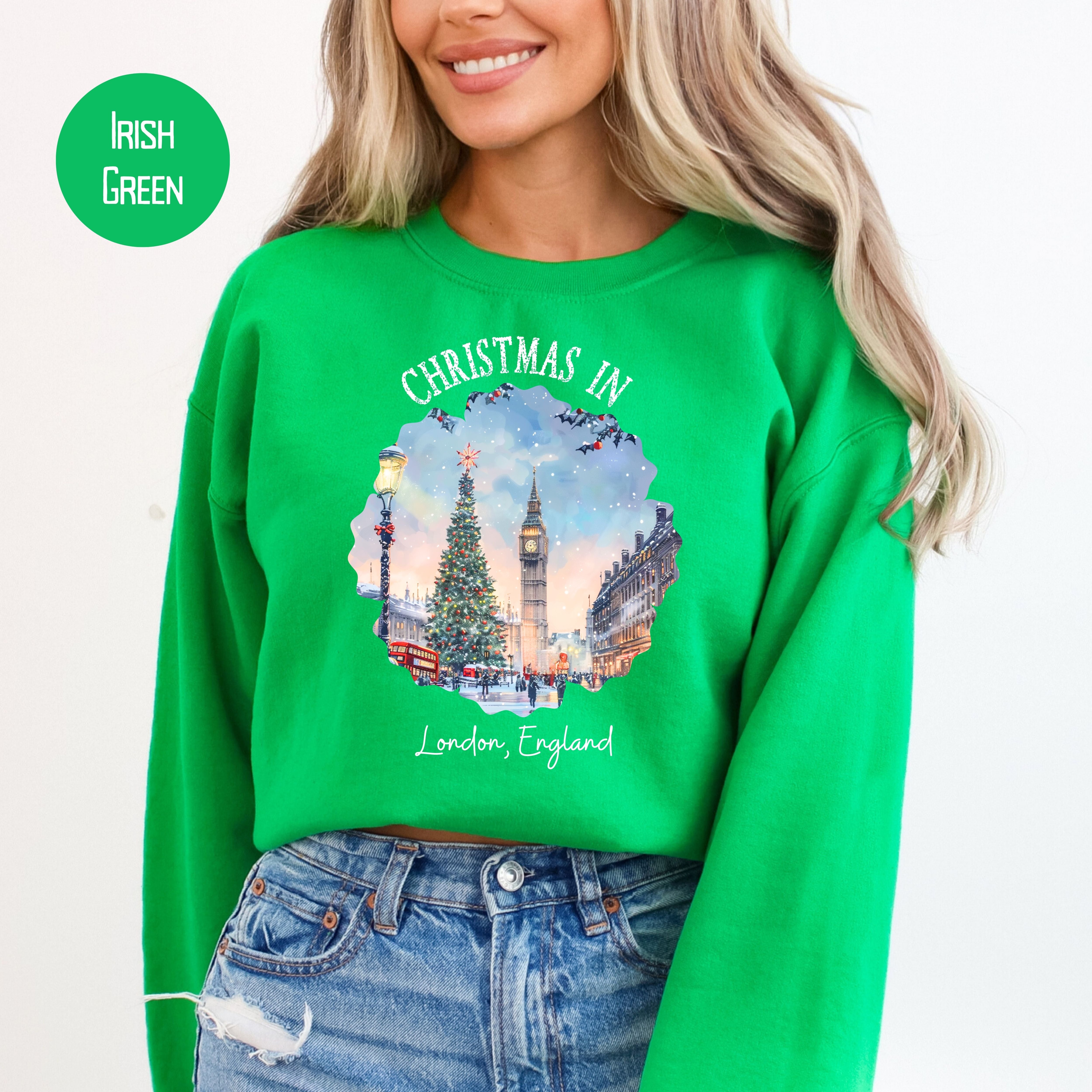 Christmas in London Unisex Sweatshirt