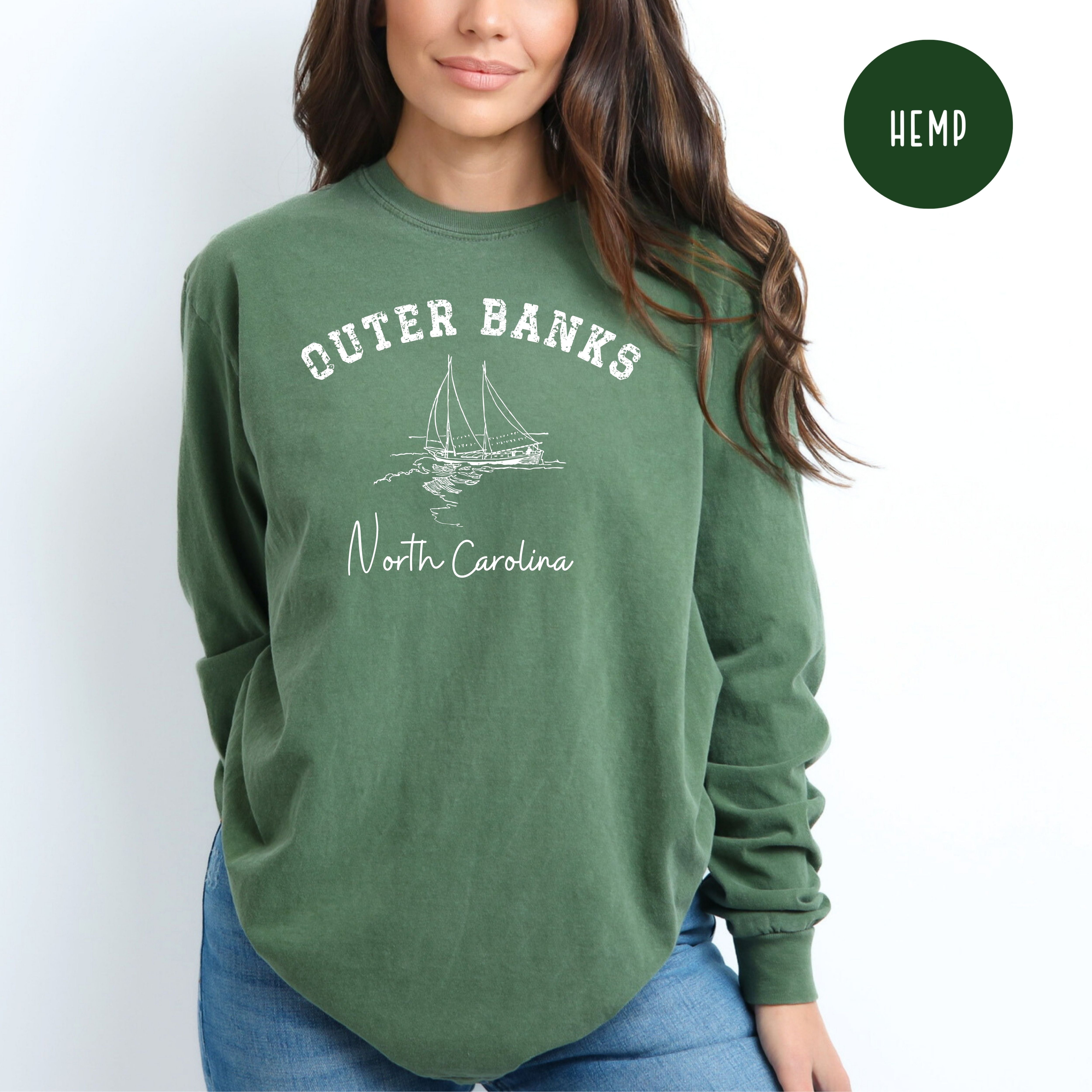 Outer Banks North Carolina Comfort Colors® Long Sleeve Unisex Tee