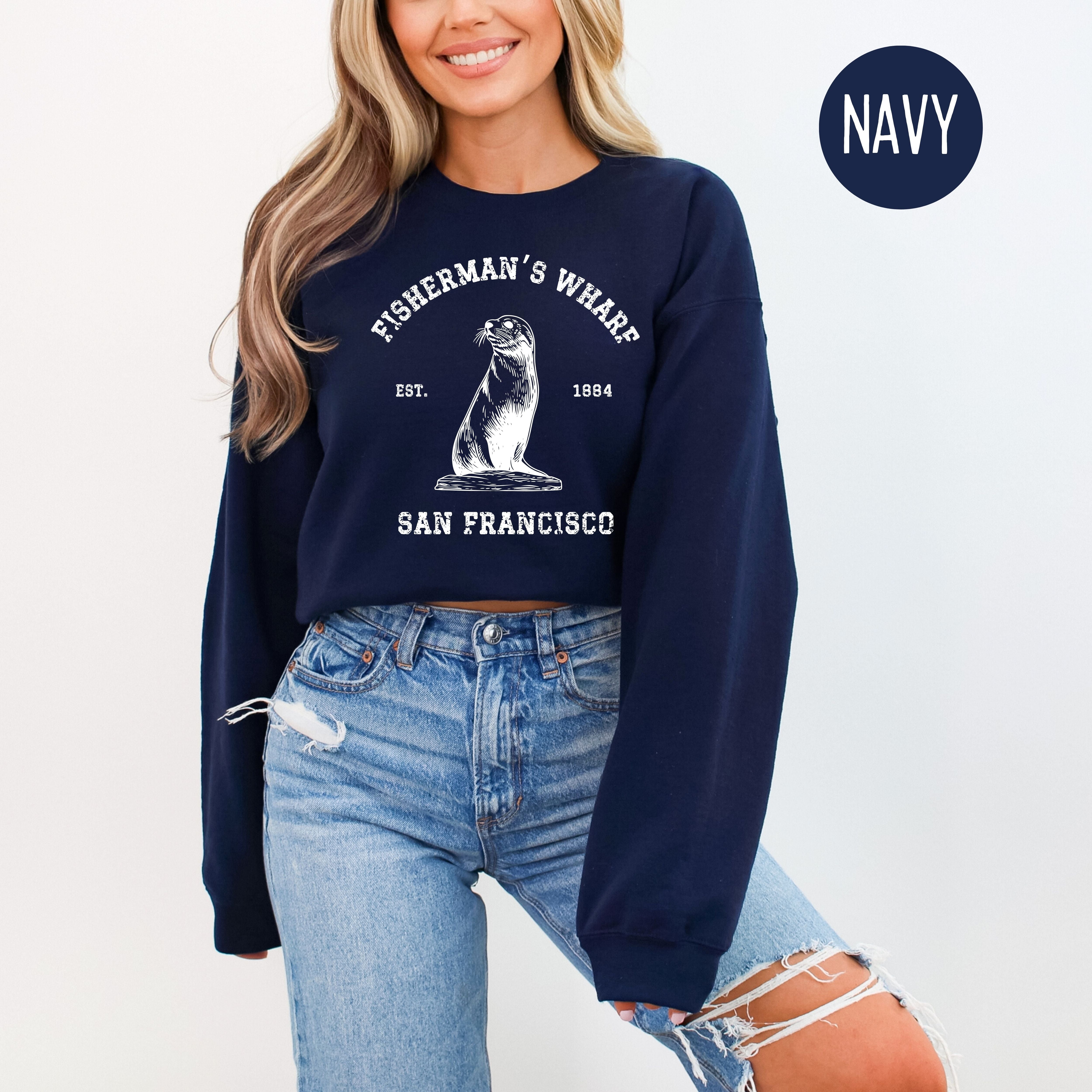 Fisherman Wharf San Francisco Unisex Sweatshirt, Pier 39 Shirt